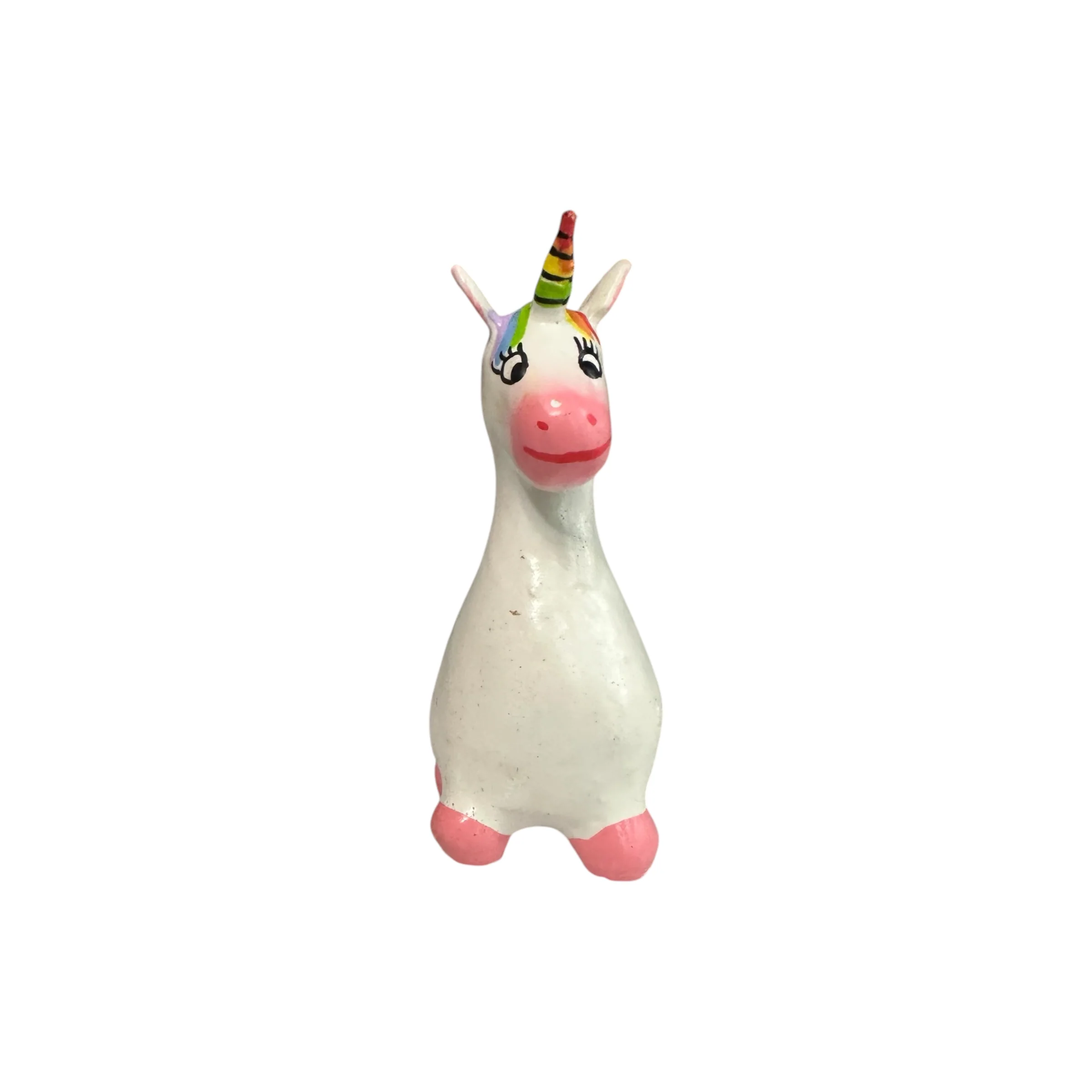 Mini Wooden Unicorn Figurine - Image 2
