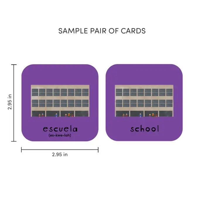 Minilingo Spanish/English Bilingual Flashcards - Image 6