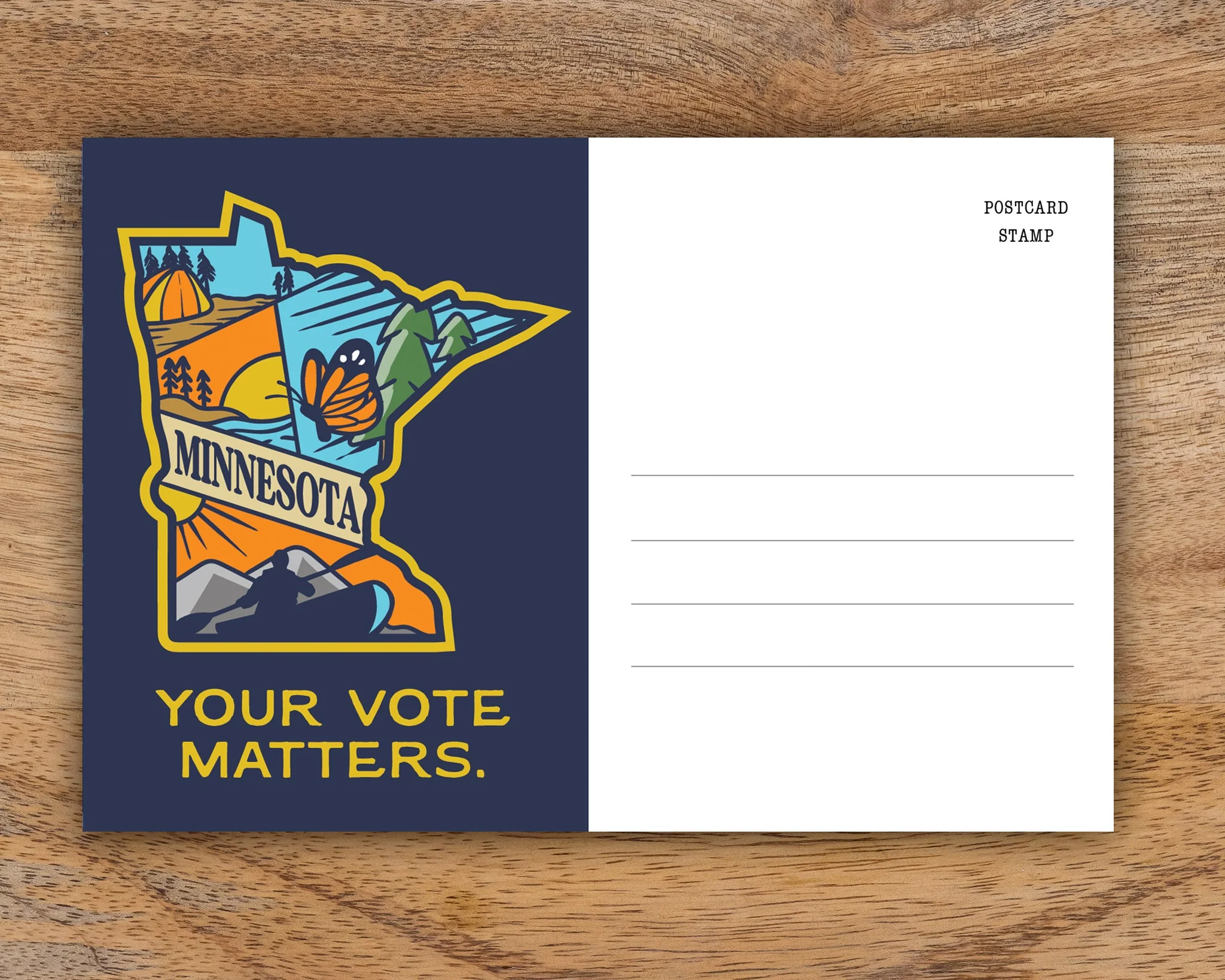 Minnesota Voter Postcards - Blank 4x6 Voter Postcards - Image 2