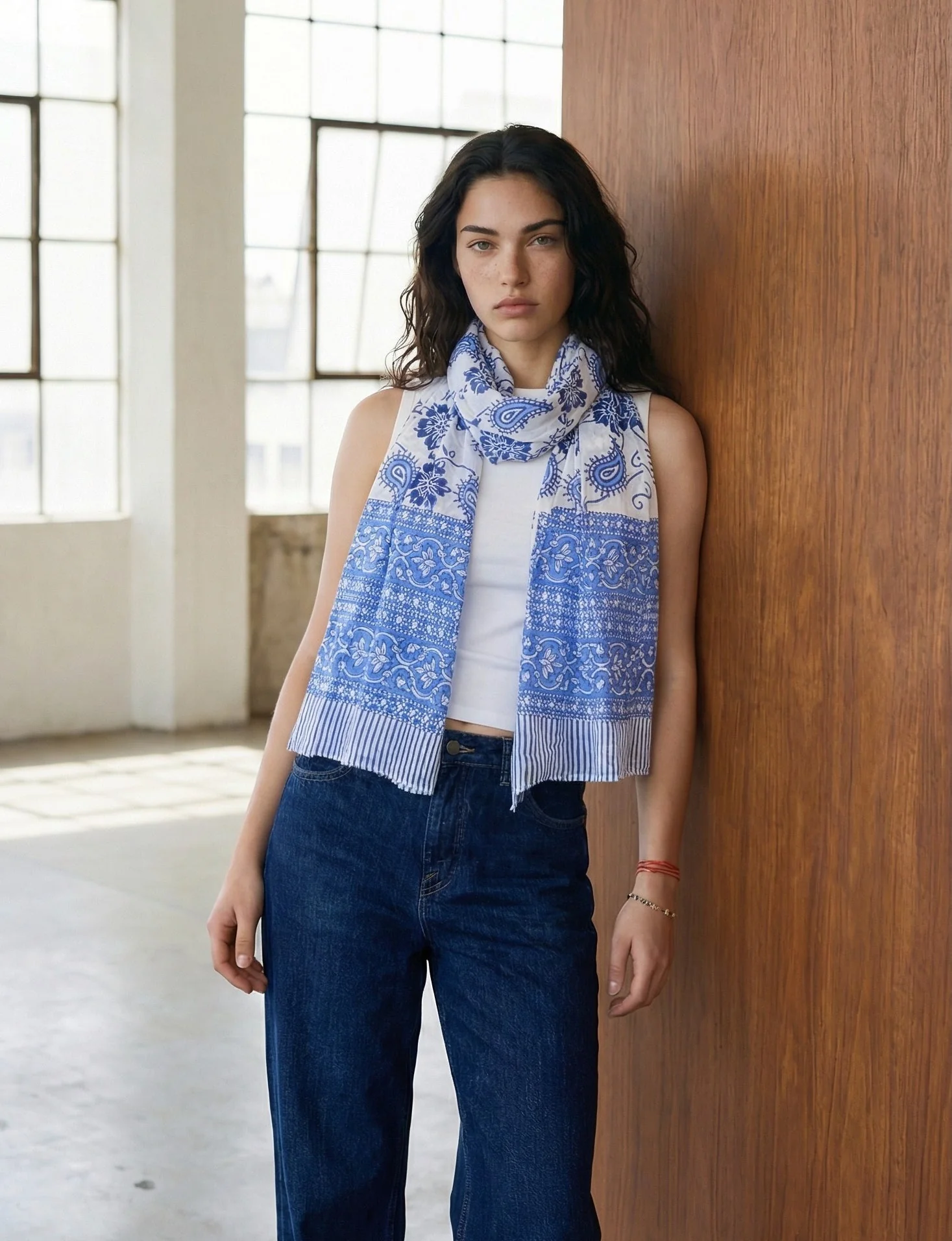 Mom's Favorite Blue Scarf - Image 2