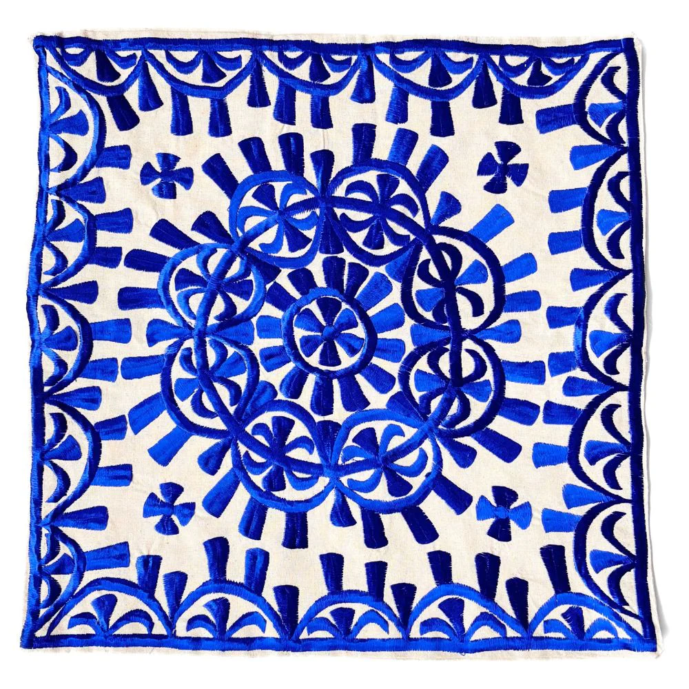 Moroccan Embroidered Cushion Cover - Image 2