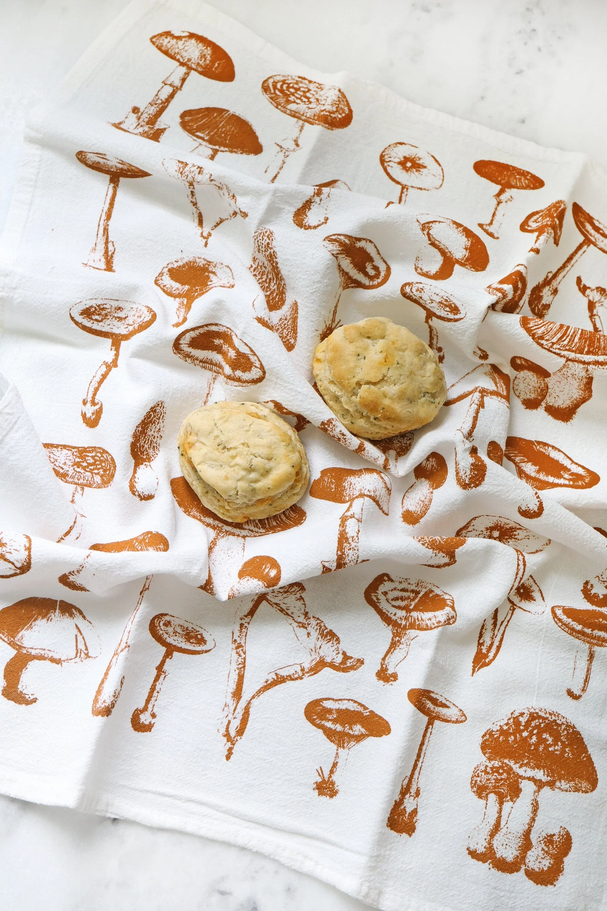 Mushroom Pattern Tea Towel - Image 3