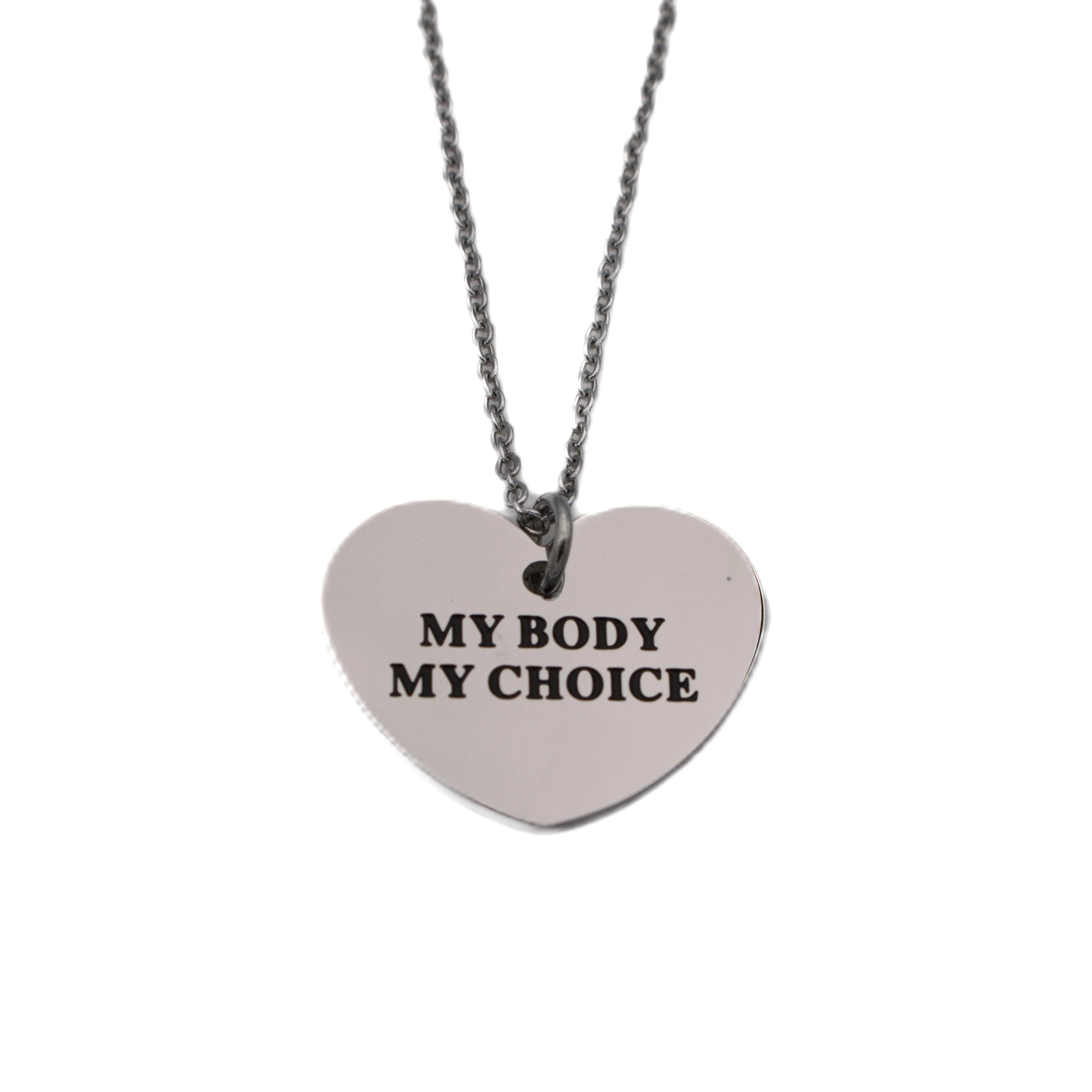 My Body My Choice Necklace - $10 from each donated to Plan C - Image 2