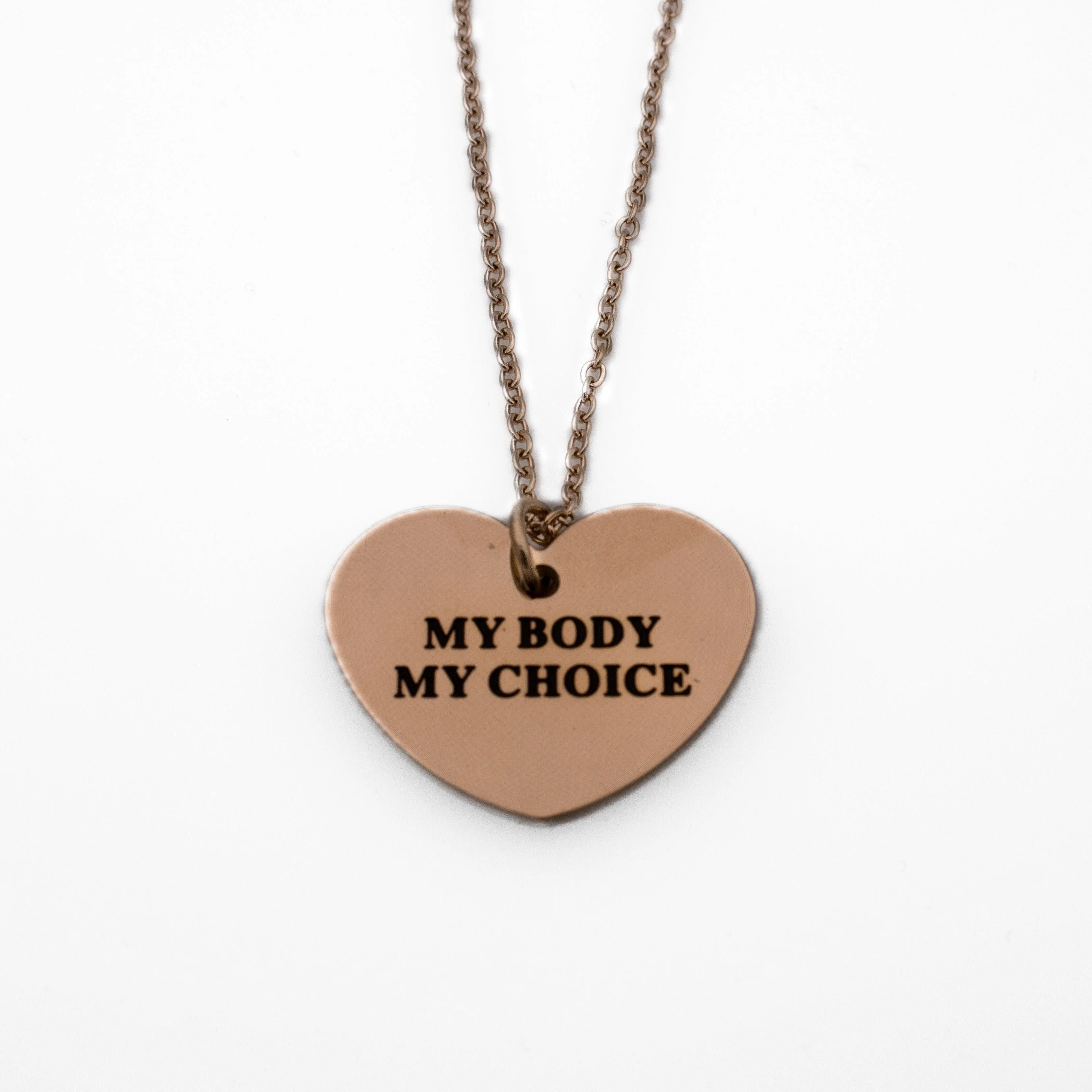 My Body My Choice Necklace - $10 from each donated to Plan C - Image 3