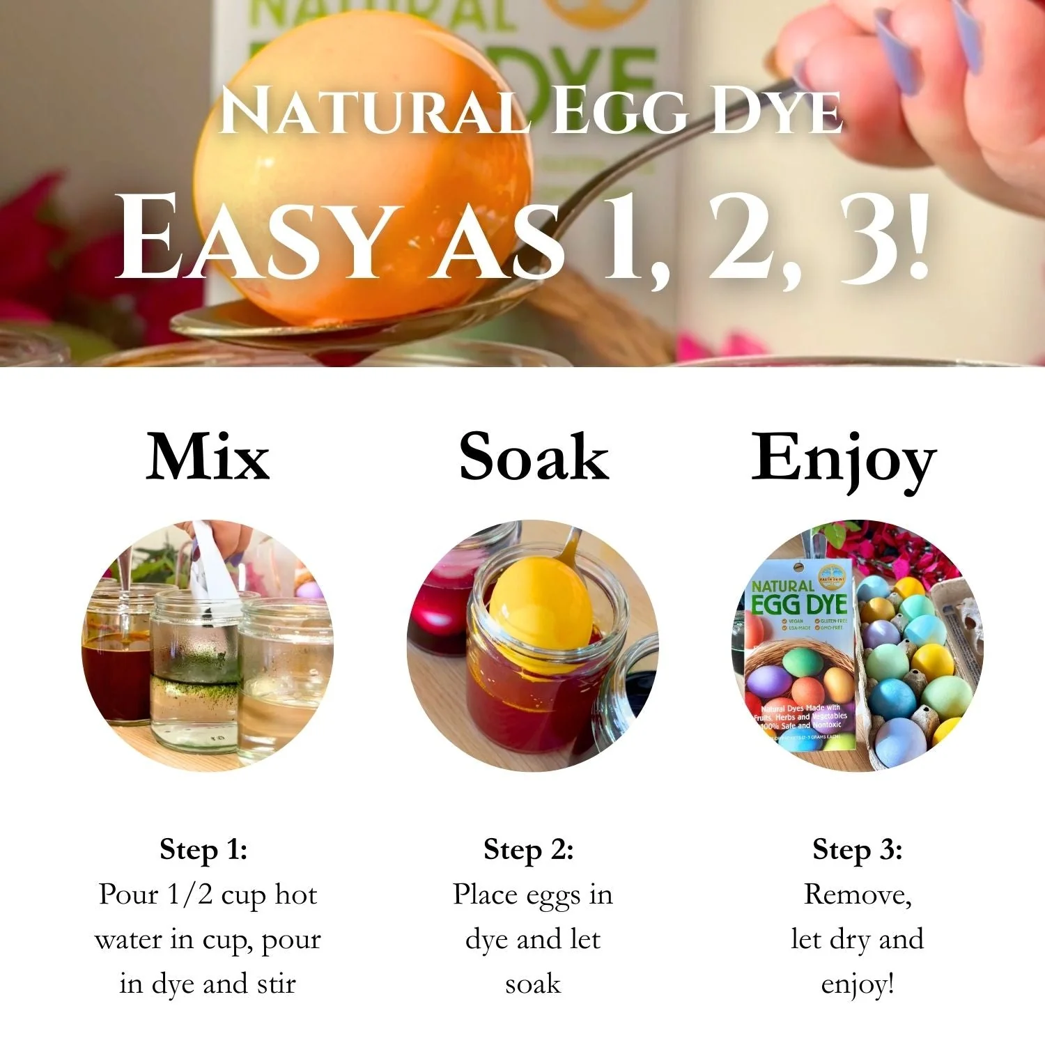 Natural Easter Egg Paint & Dye Set - Image 2
