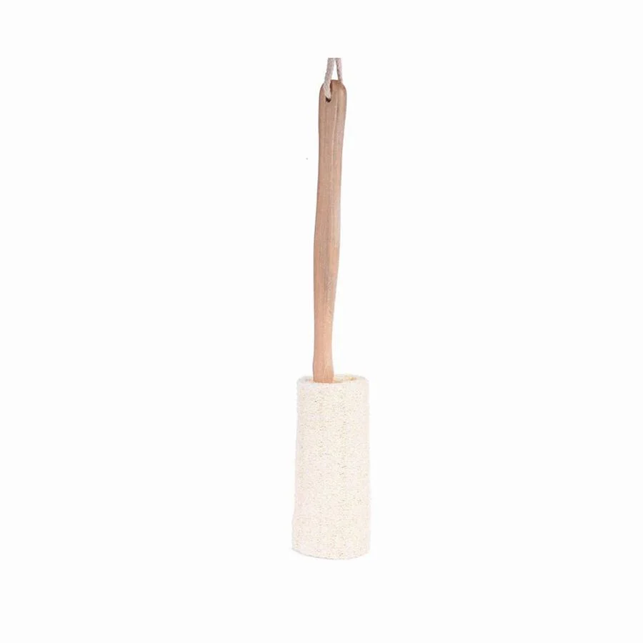Natural Loofah Bath Brush w/Long Handle. - Image 8