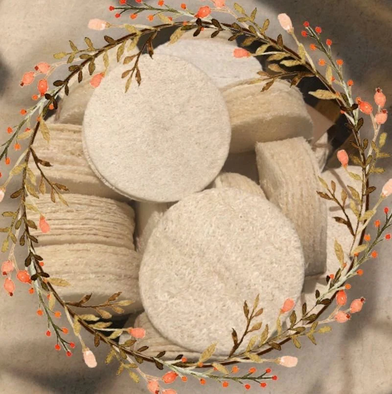 Natural Loofah Pads 5-pcs - Image 8