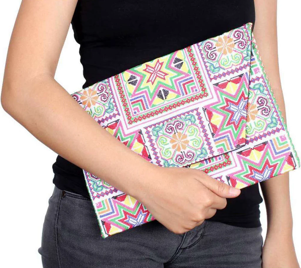 Needlepoint Star Clutch - Image 2