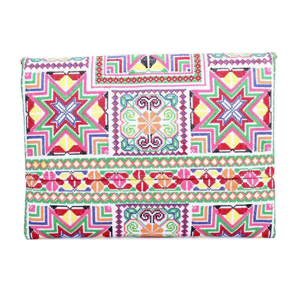 Needlepoint Star Clutch - Image 4