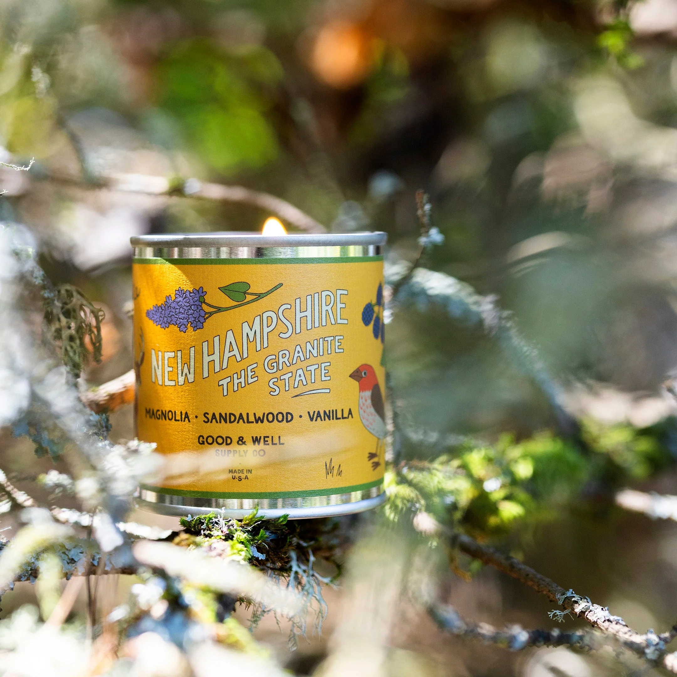 New Hampshire State Candle - Image 3