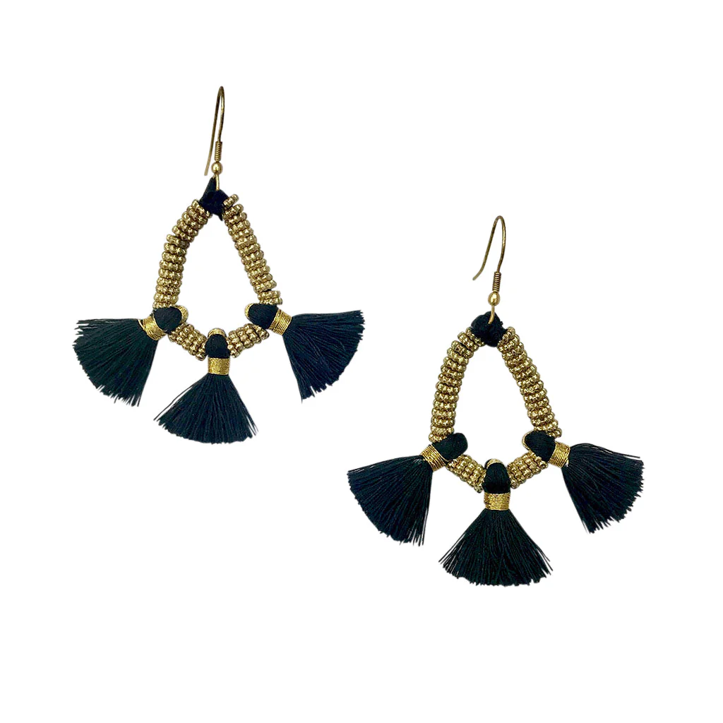 Nira Fringe Earrings - Image 5