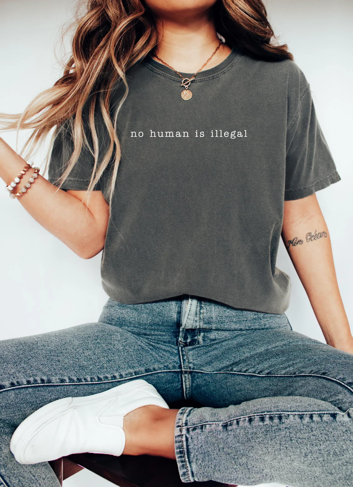 No Human is Illegal Shirt - Image 4