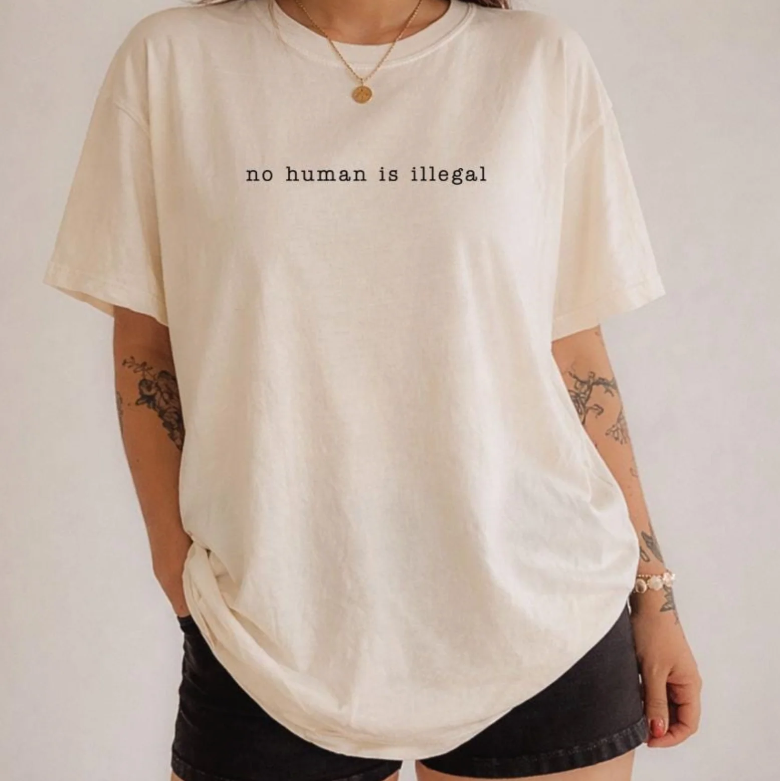 No Human is Illegal Shirt - Image 5