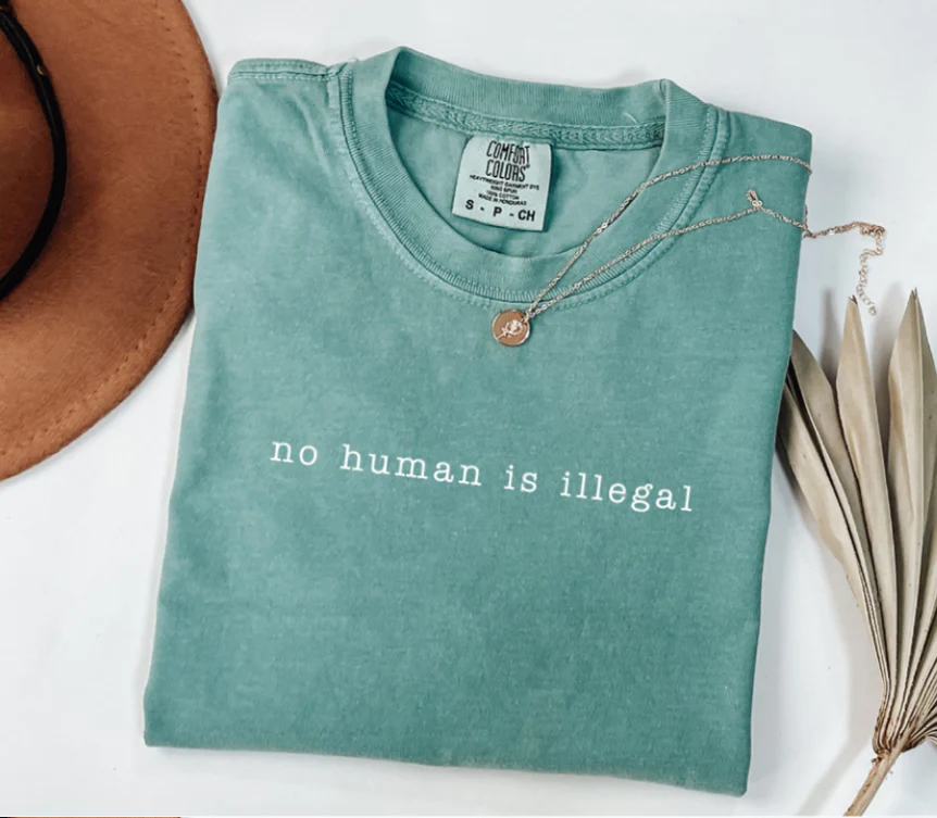 No Human is Illegal Shirt - Image 8