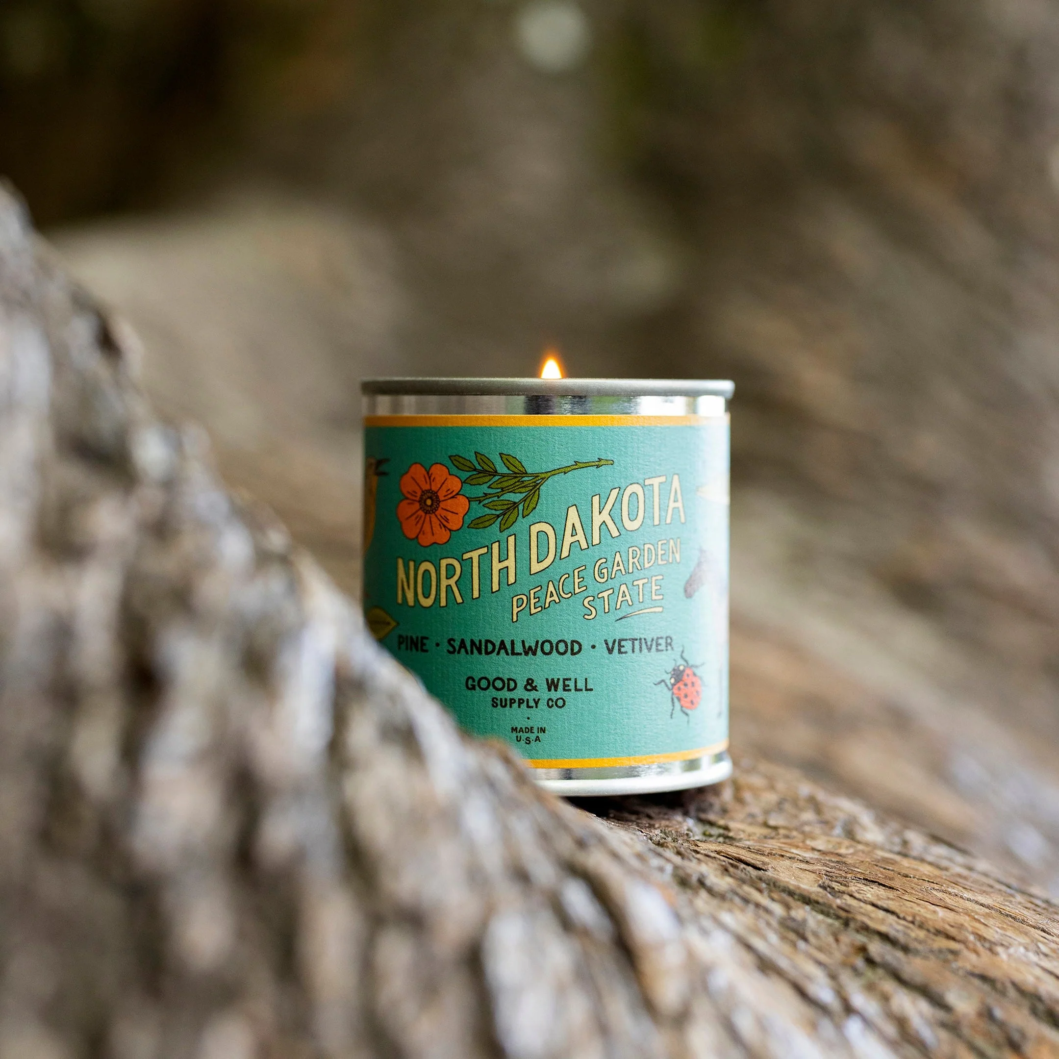 North Dakota State Candle - Image 3