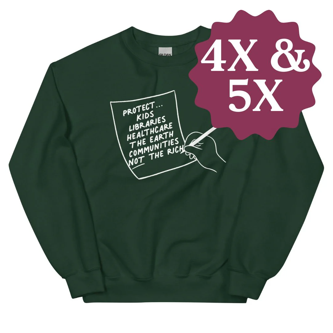 Not The Rich Crewneck Sweatshirt - Image 3
