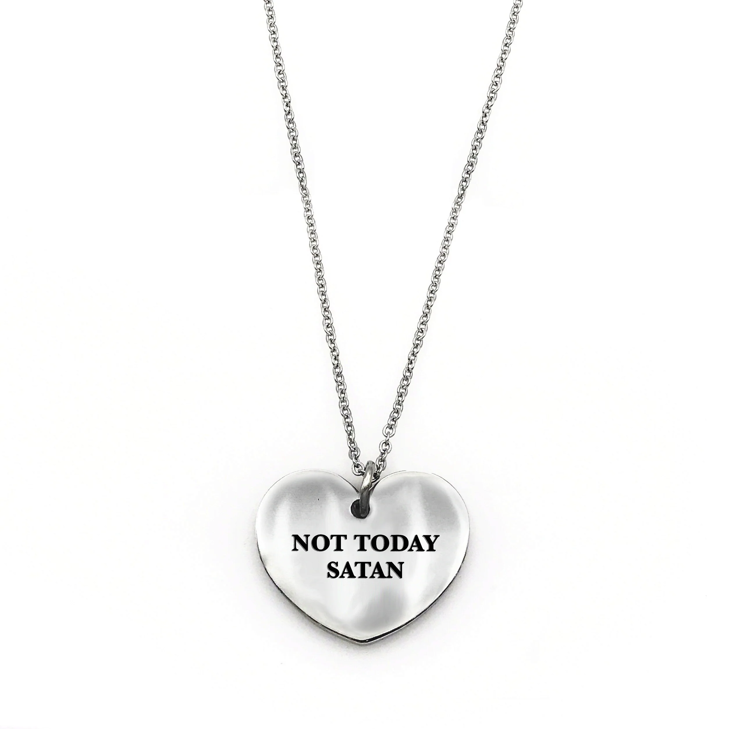 Not Today Satan Necklace - Image 3