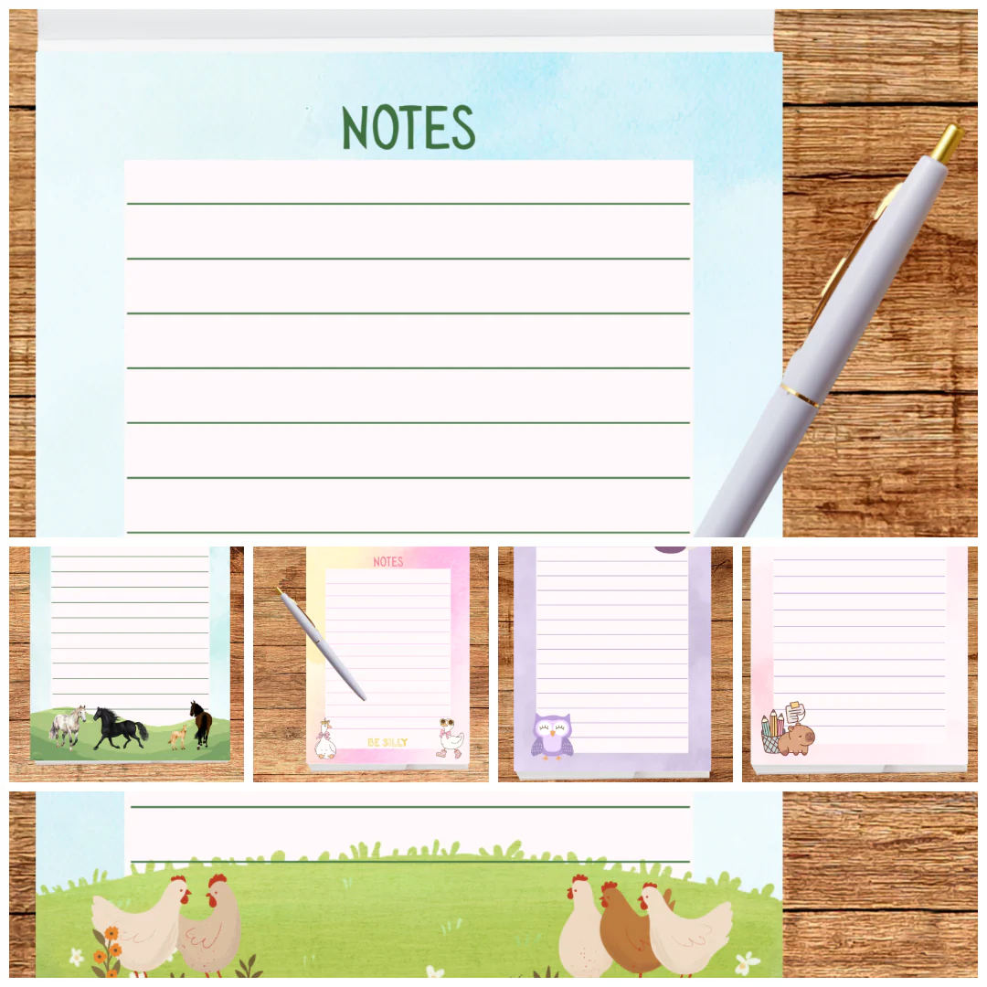 Notepad: Animal themed 4x5 - Image 10