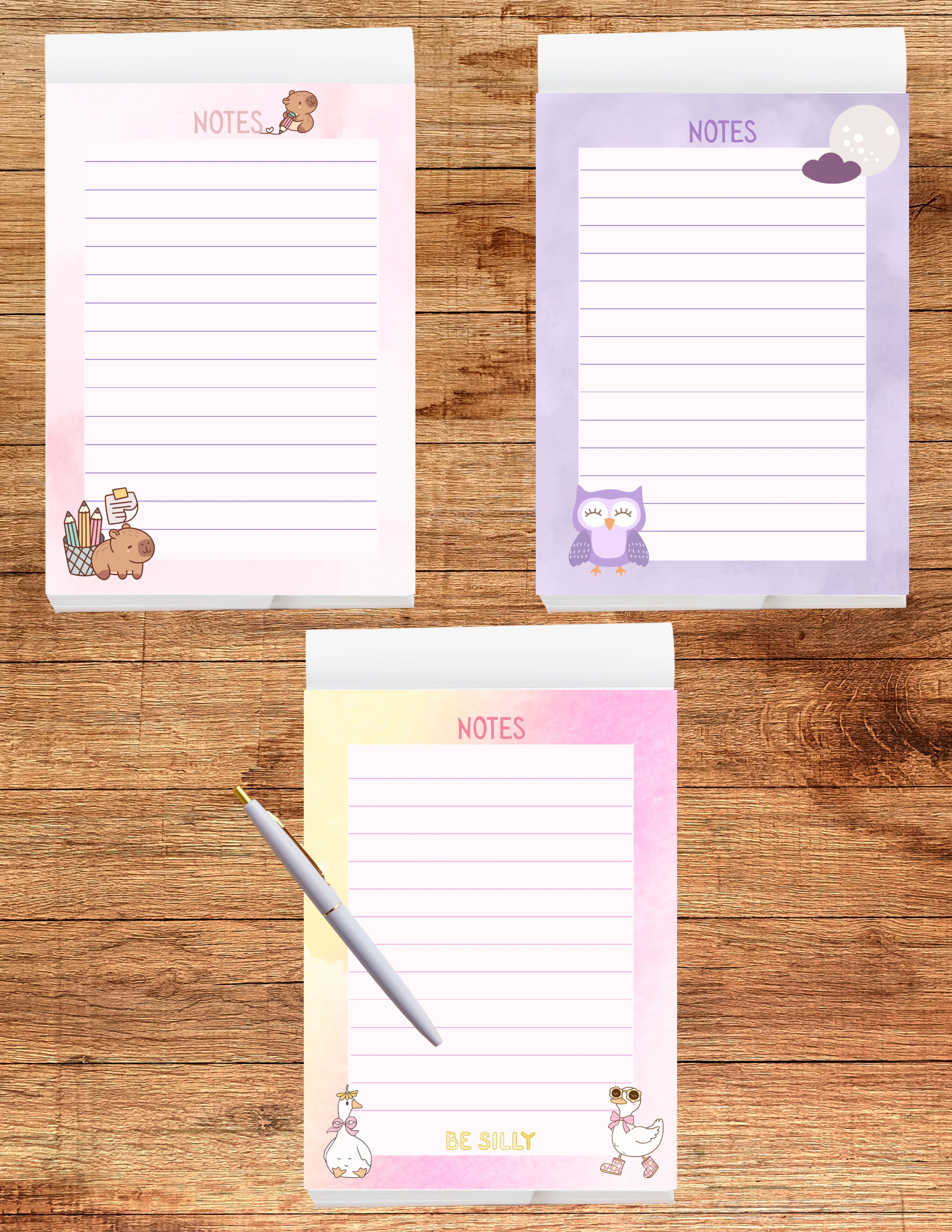 Notepad: Animal themed 4x5 - Image 3