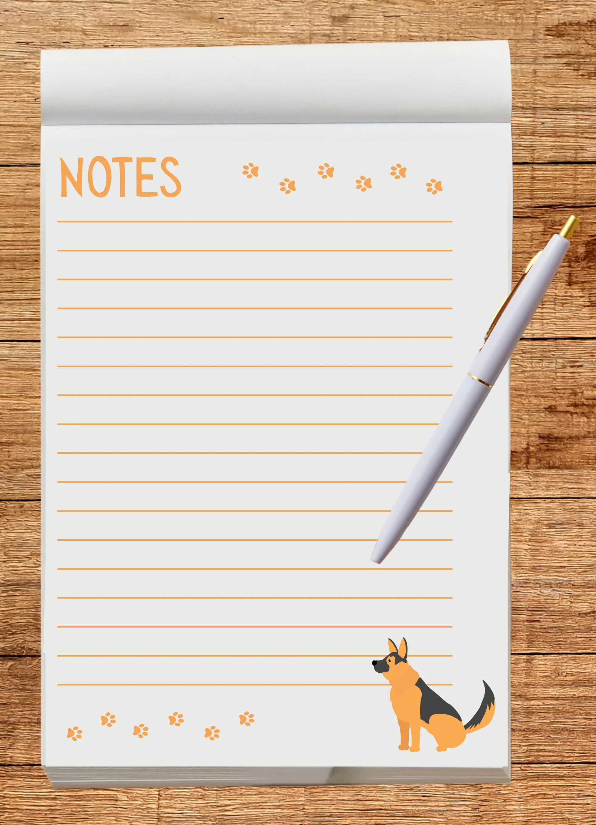 Notepad: Dog themed 4x5 - Image 4