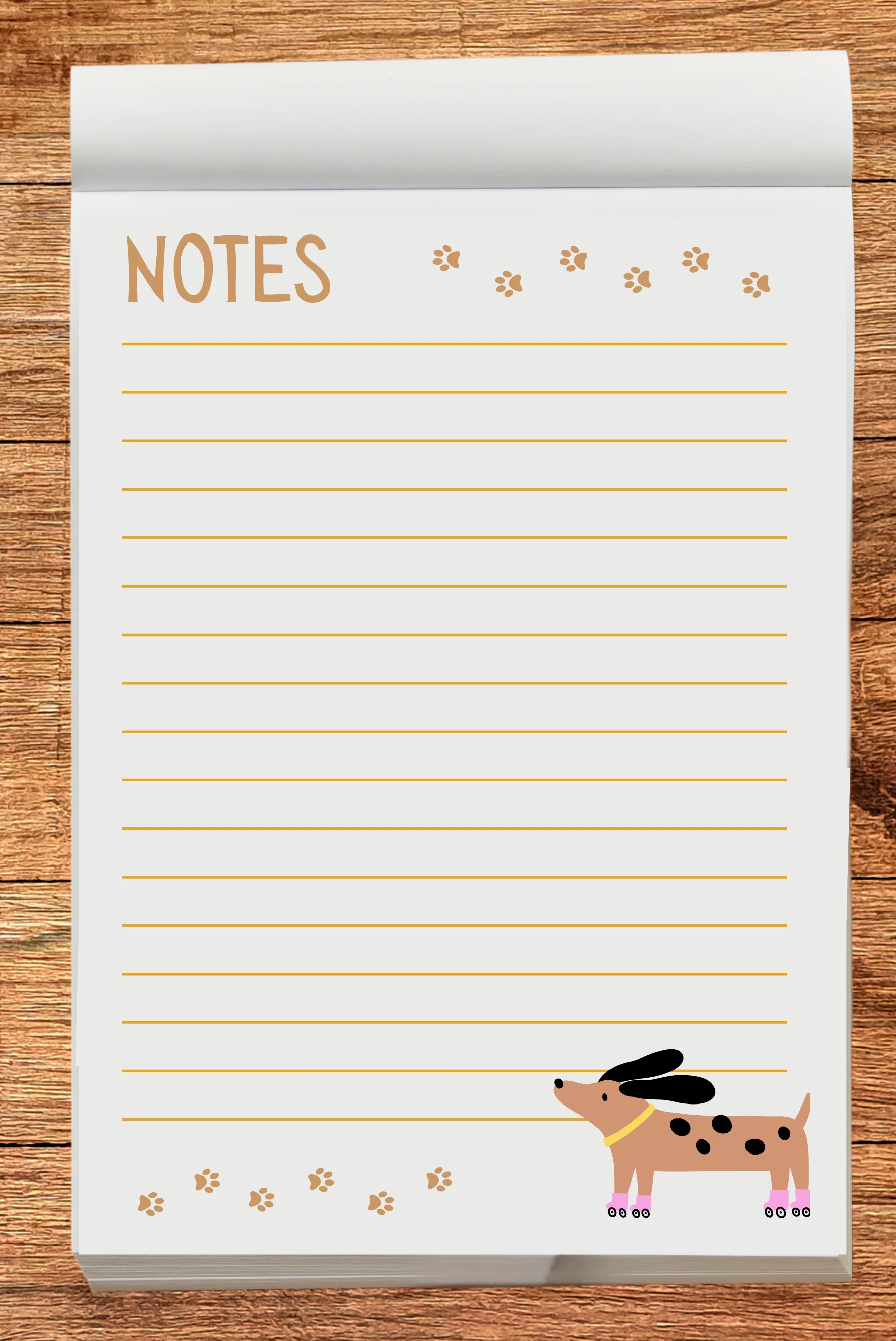 Notepad: Dog themed 4x5 - Image 5