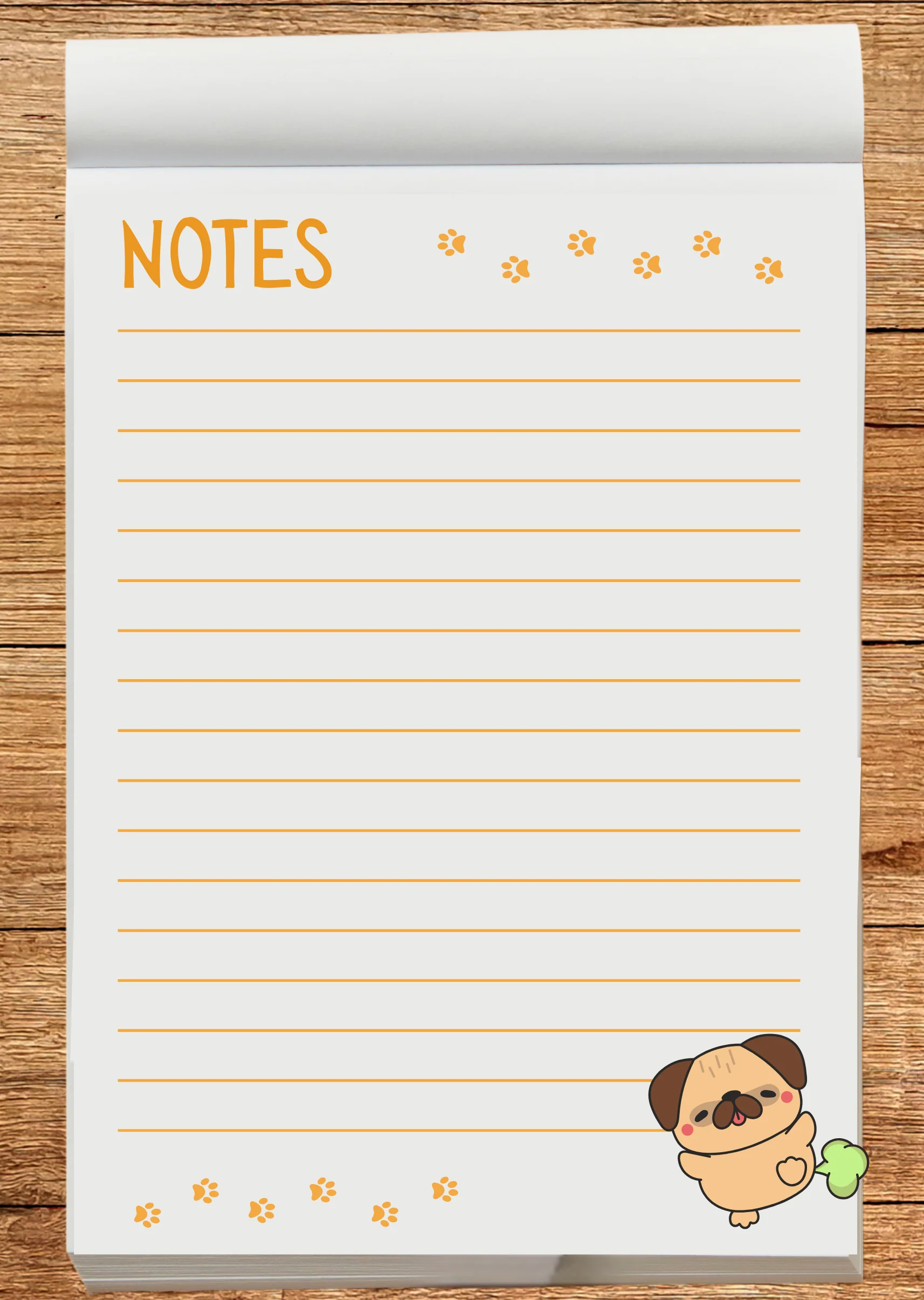 Notepad: Dog themed 4x5 - Image 6