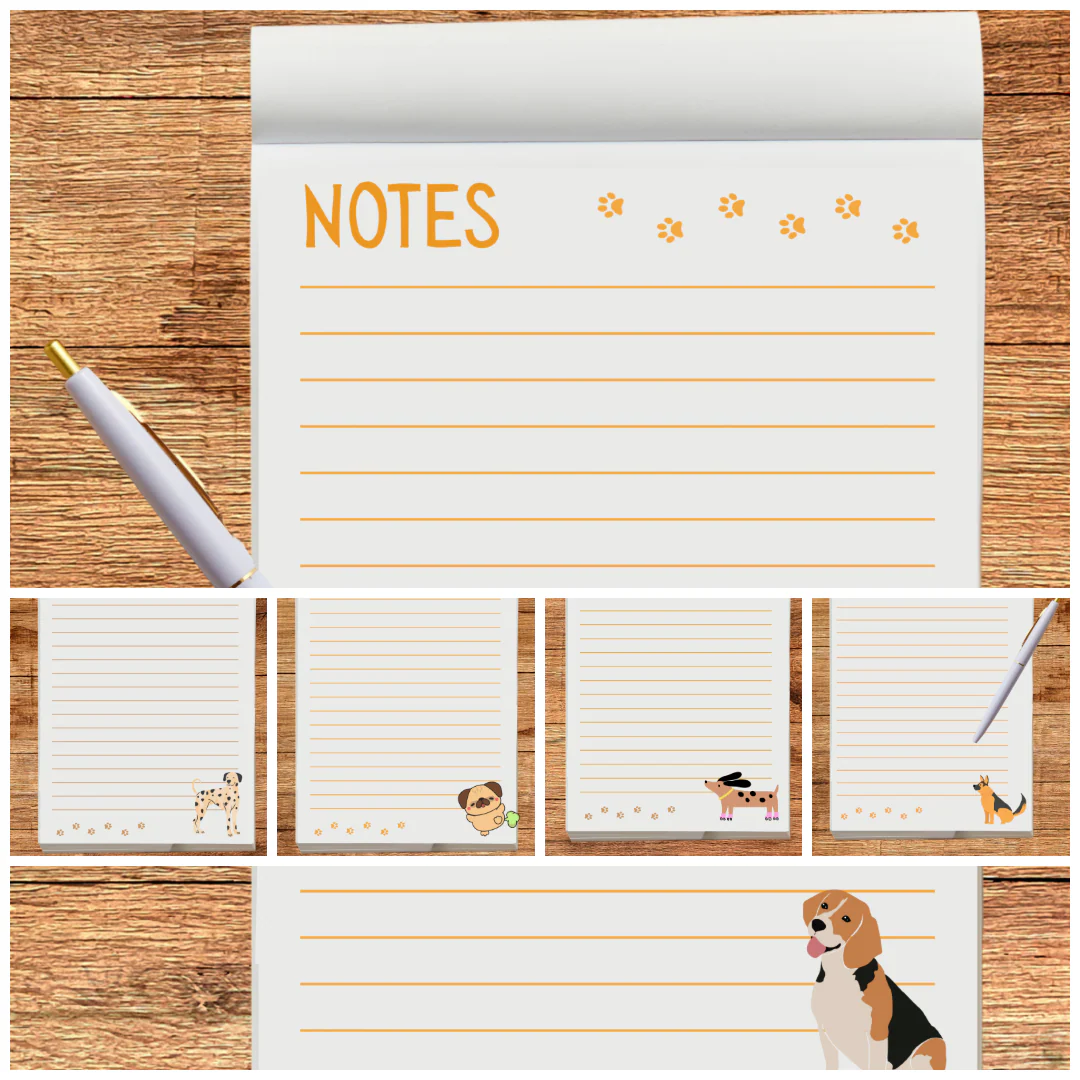 Notepad: Dog themed 4x5 - Image 9