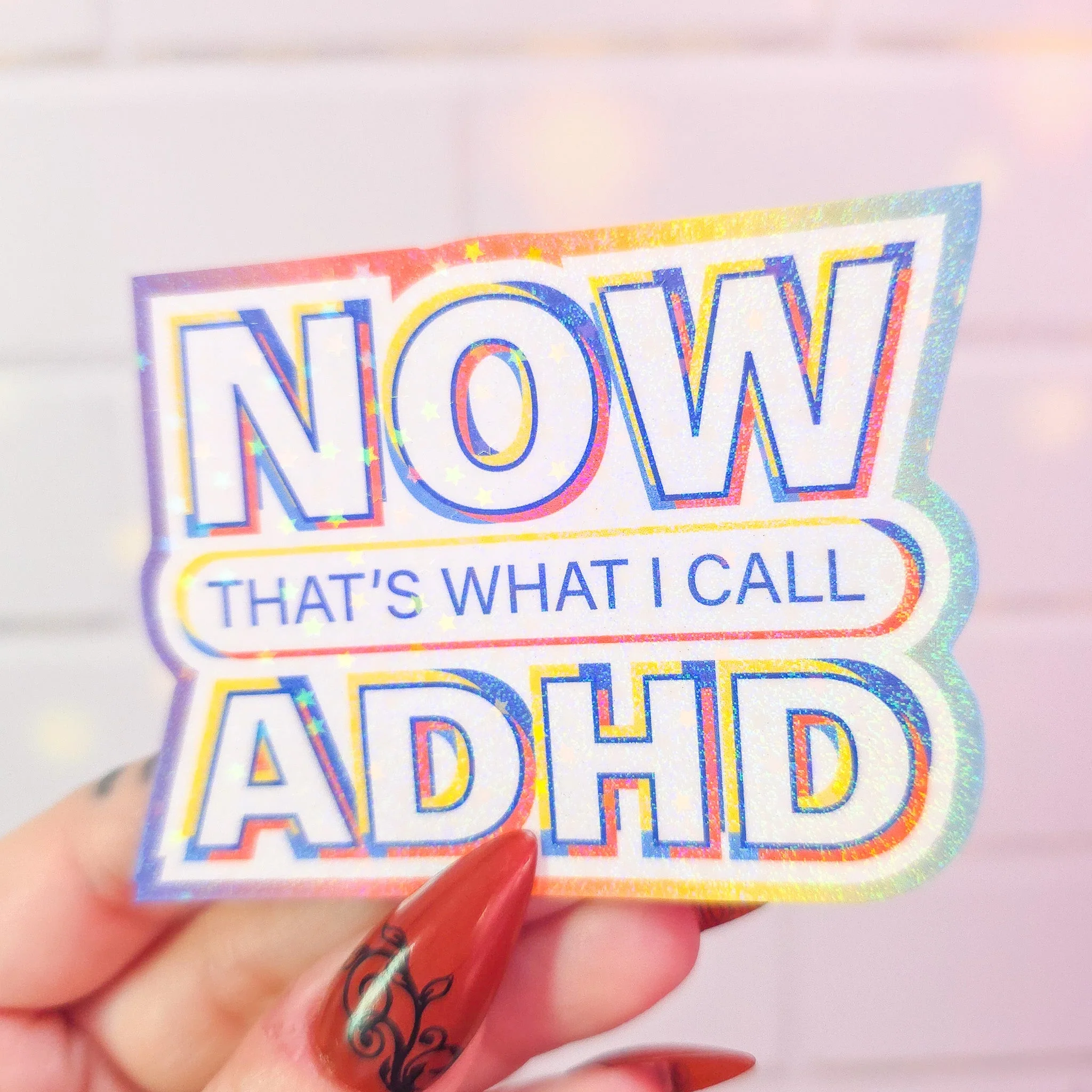 NOW that's what I call ADHD sticker, 3.1 x 2.2 in. - Image 4