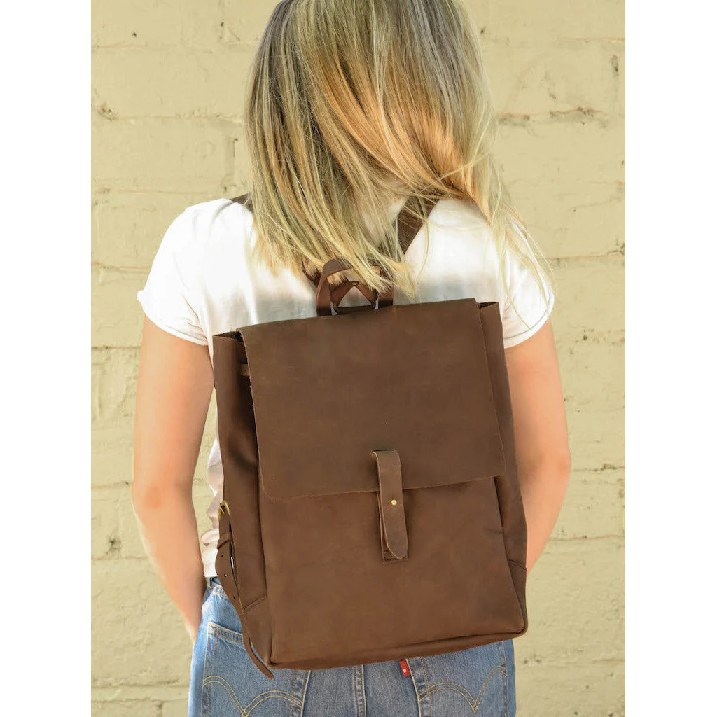 Nubuck Leather Backpack - Image 2