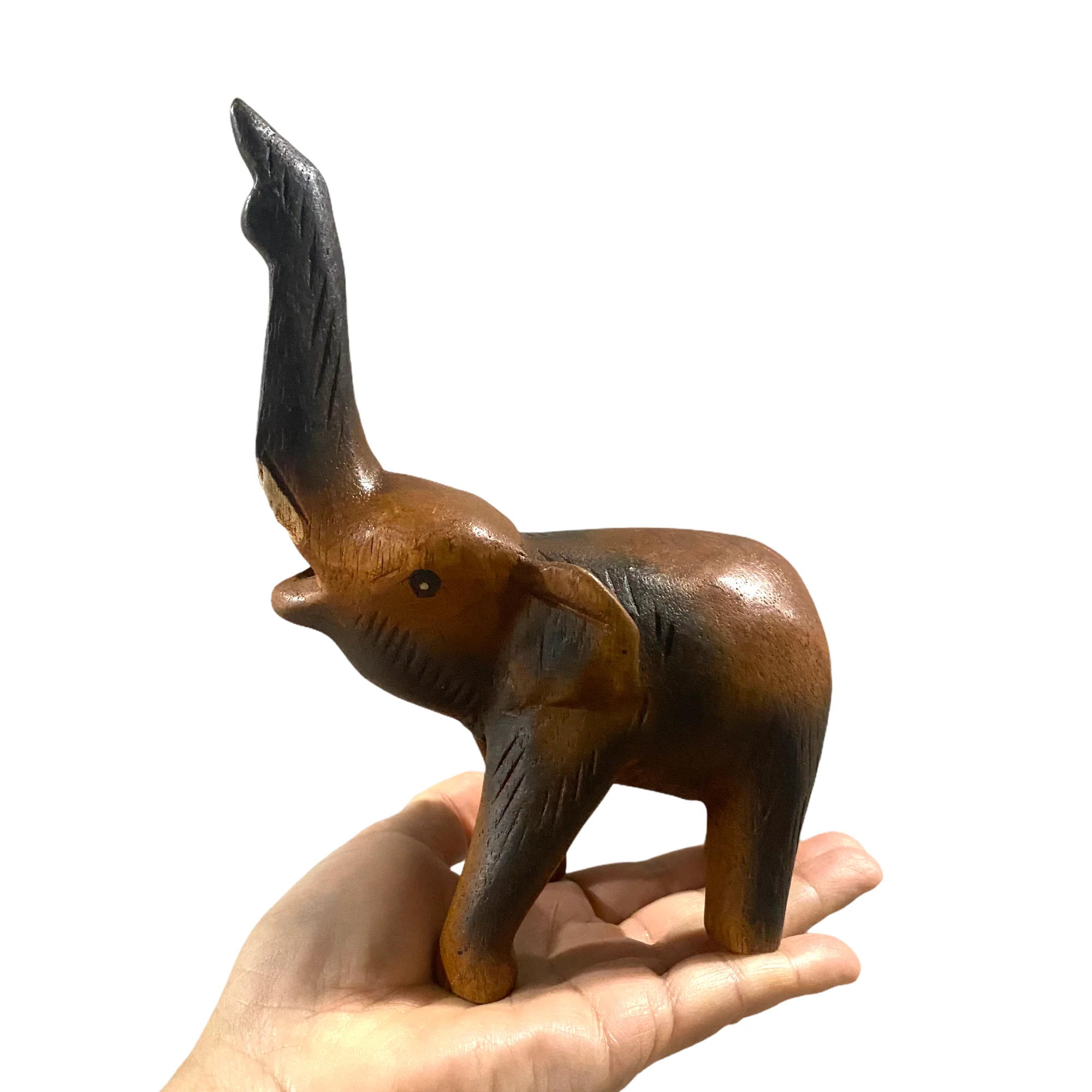 Oak Wooden whistle asian Elephant - Image 2