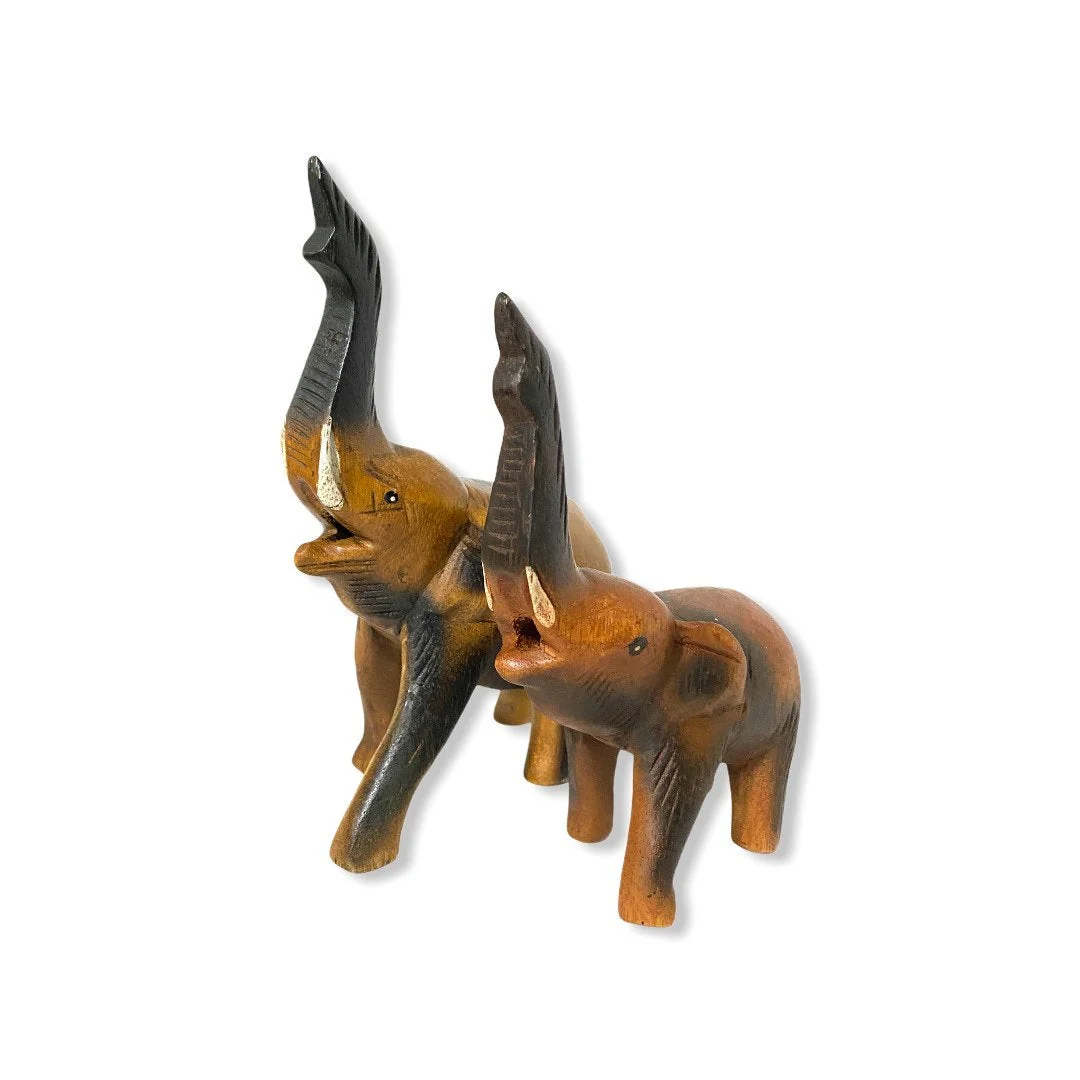 Oak Wooden whistle asian Elephant - Image 3