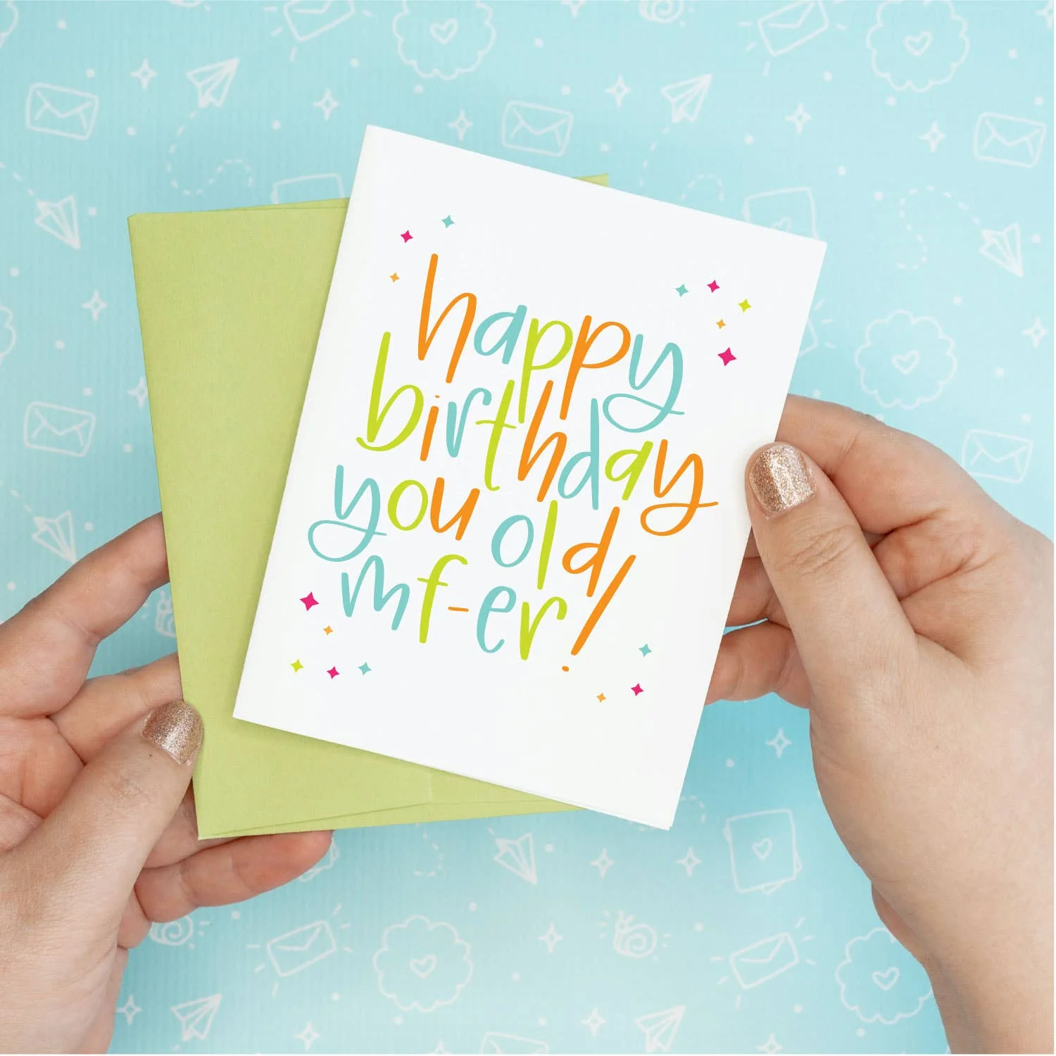 Old MF-er Birthday Funny Greeting Card