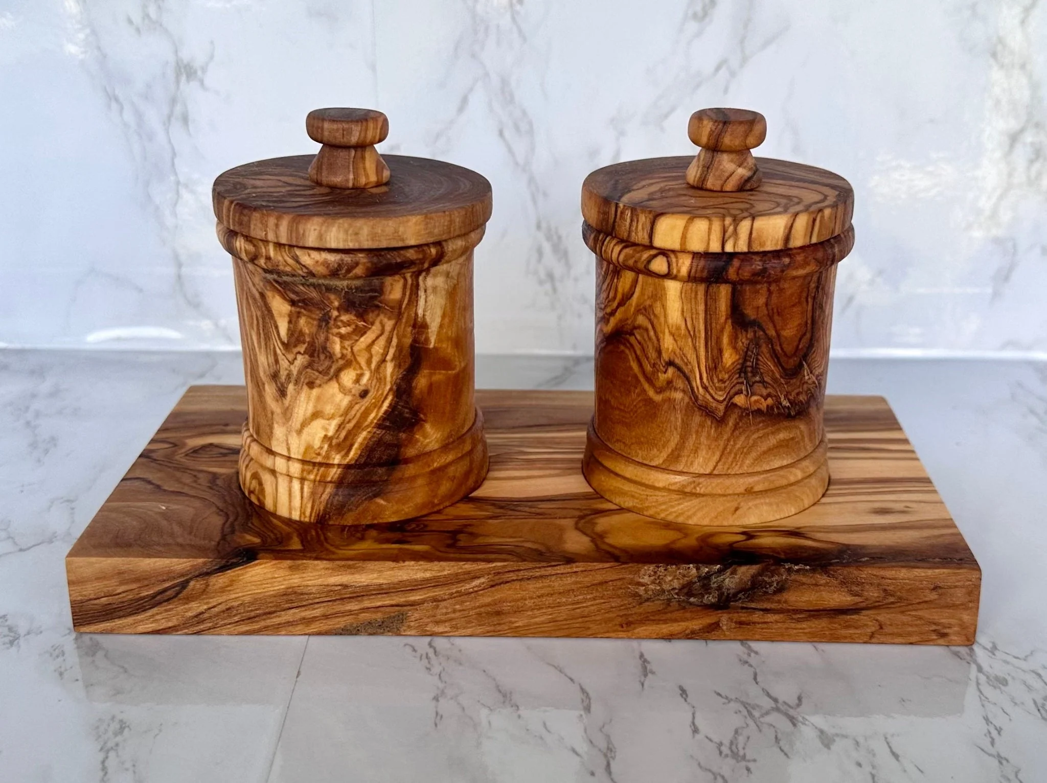 Olive Wood Canister Set - Image 10