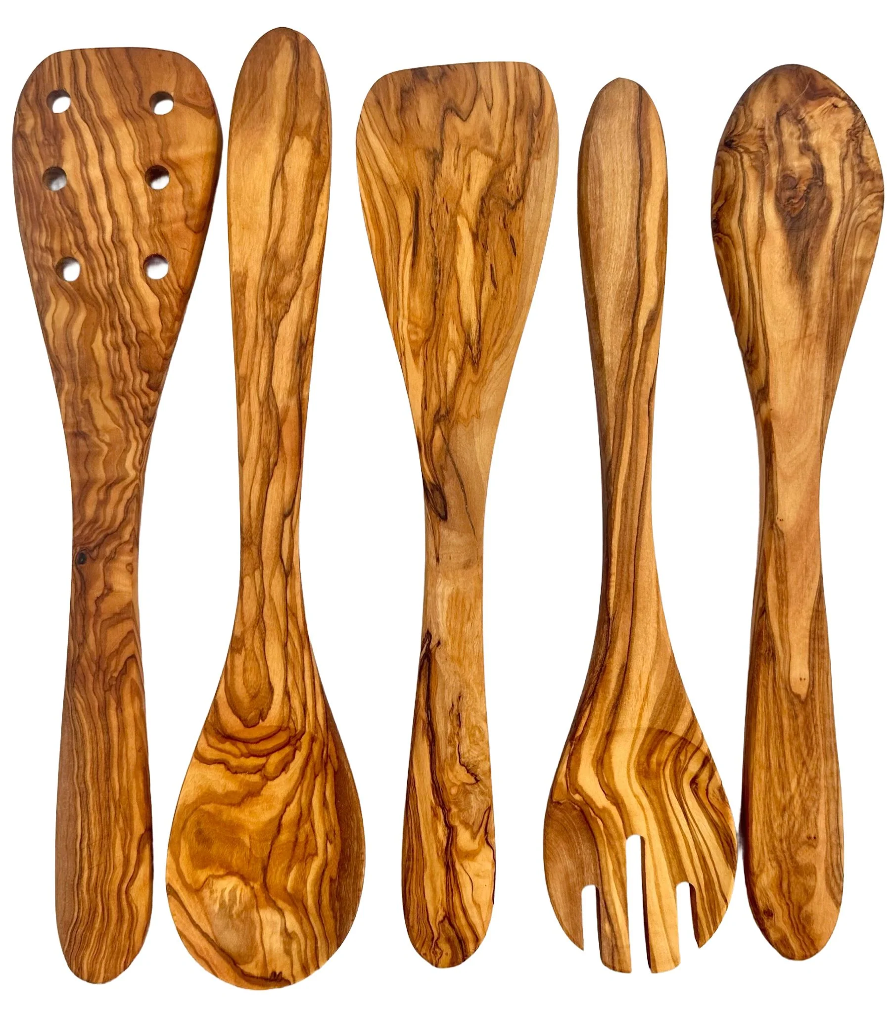 Olive Wood Kitchen Servers Set -5 pcs - Image 8