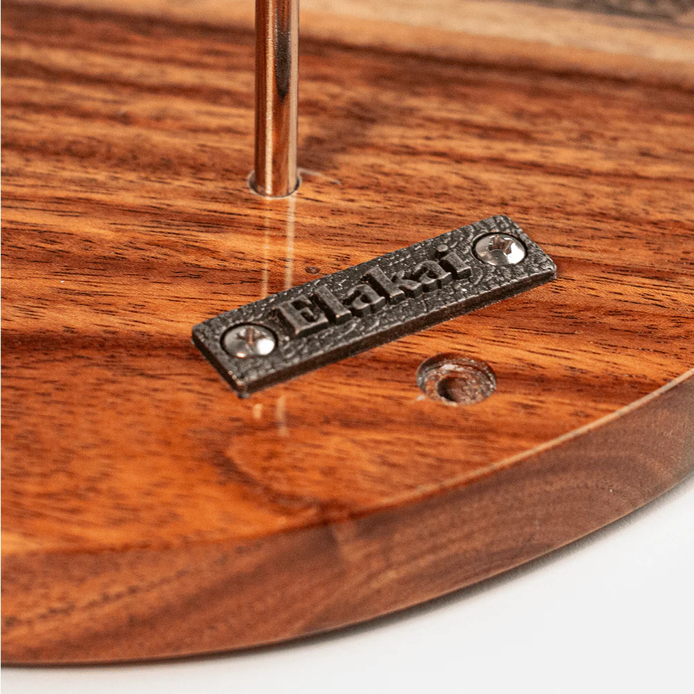 One of a Kind Blue Pearl Epoxy Resin Live-Edge Wood Hook and Ring Toss Game - Image 7