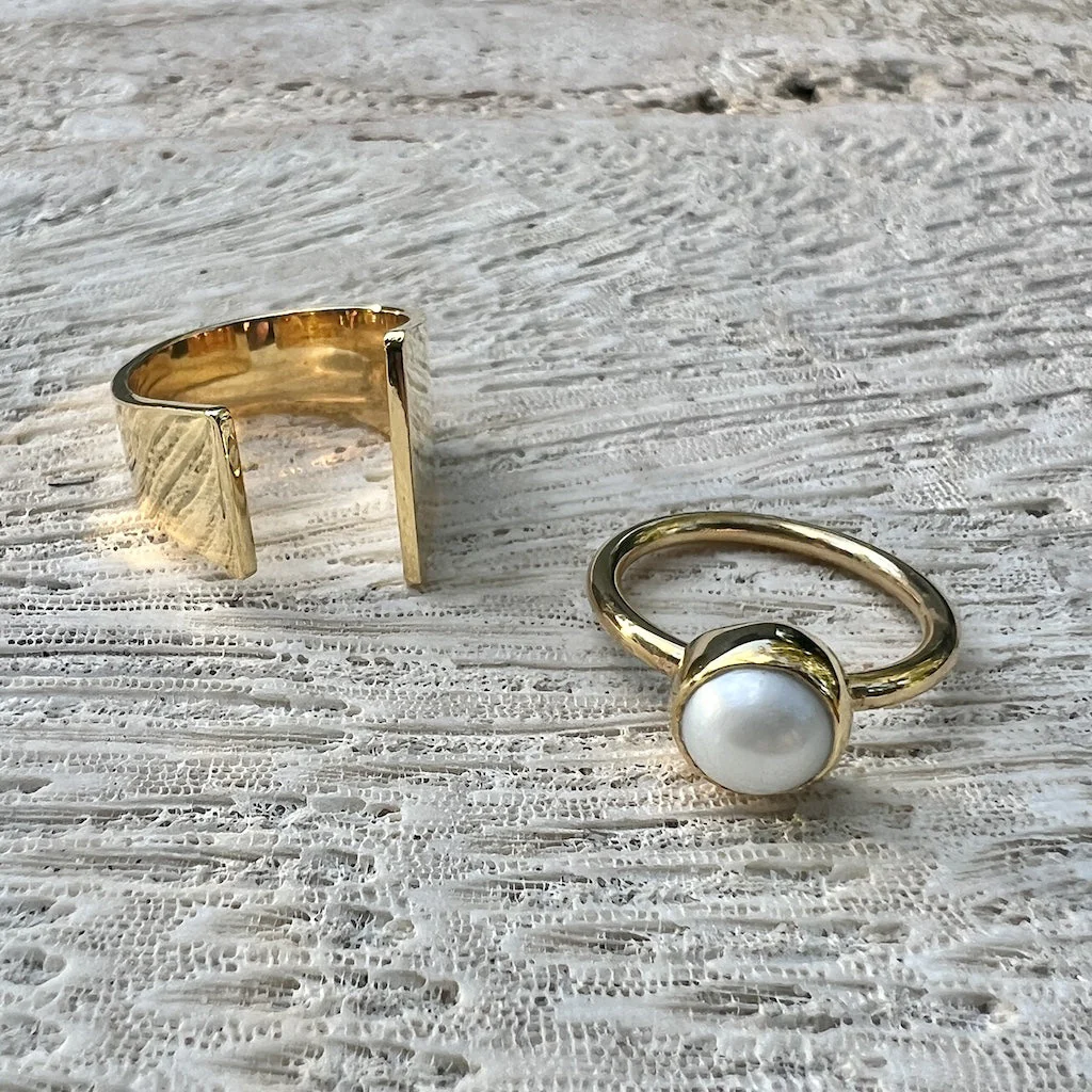 Open Angular Bombshell Ring - Image 4
