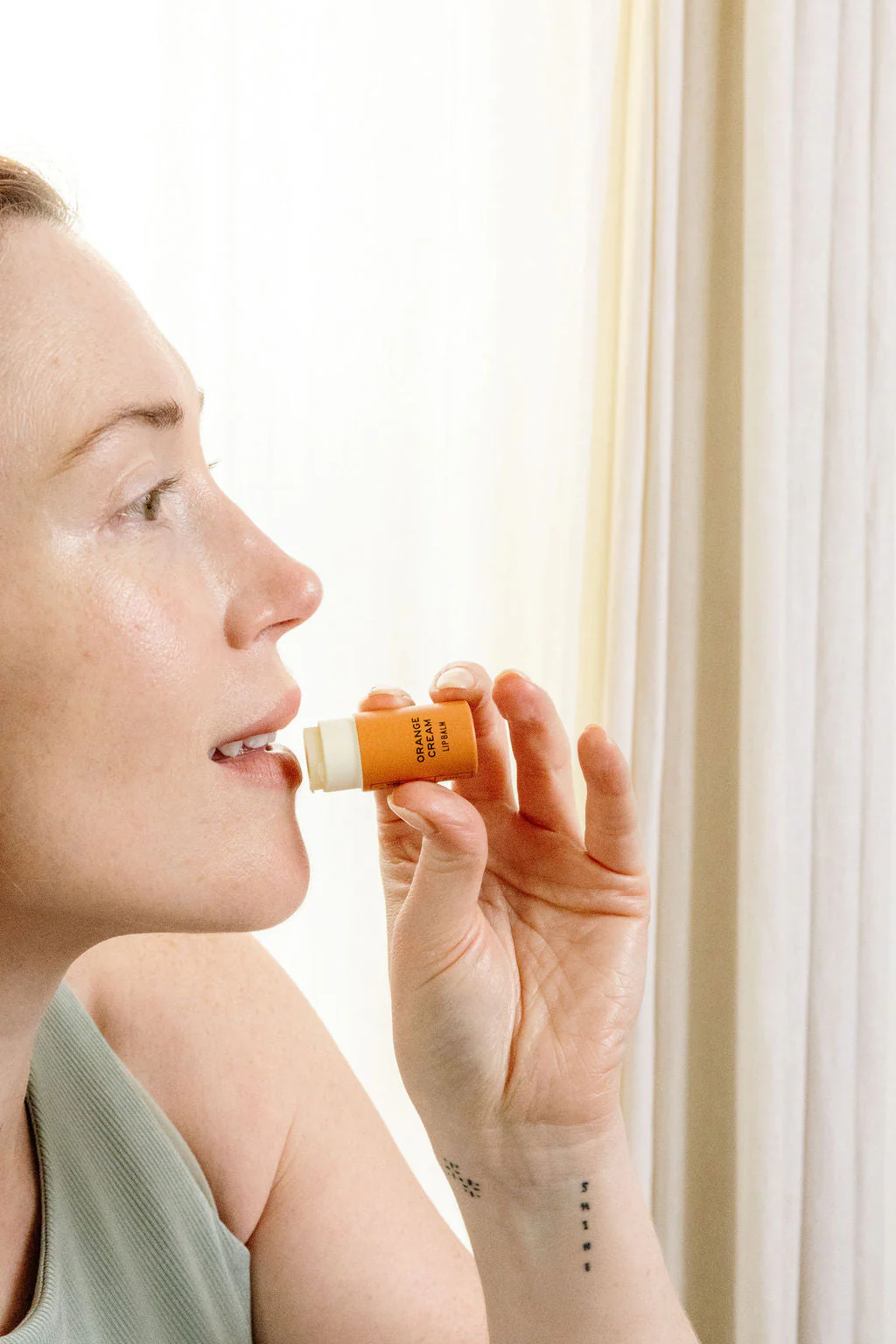 Orange Cream Organic Lip Balm - Image 2