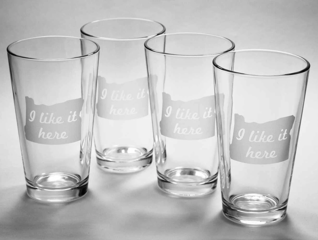 Oregon State Pint Glass - I Like It Here - Image 4