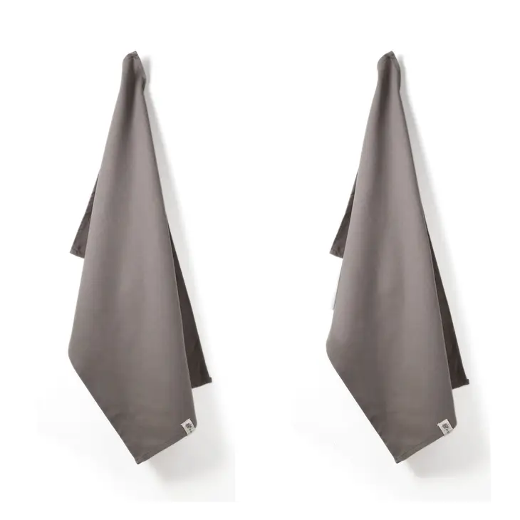 Organic Cotton Tea Towel – Herringbone Weave | Absorbent, Plastic-Free Kitchen Towel - Image 5