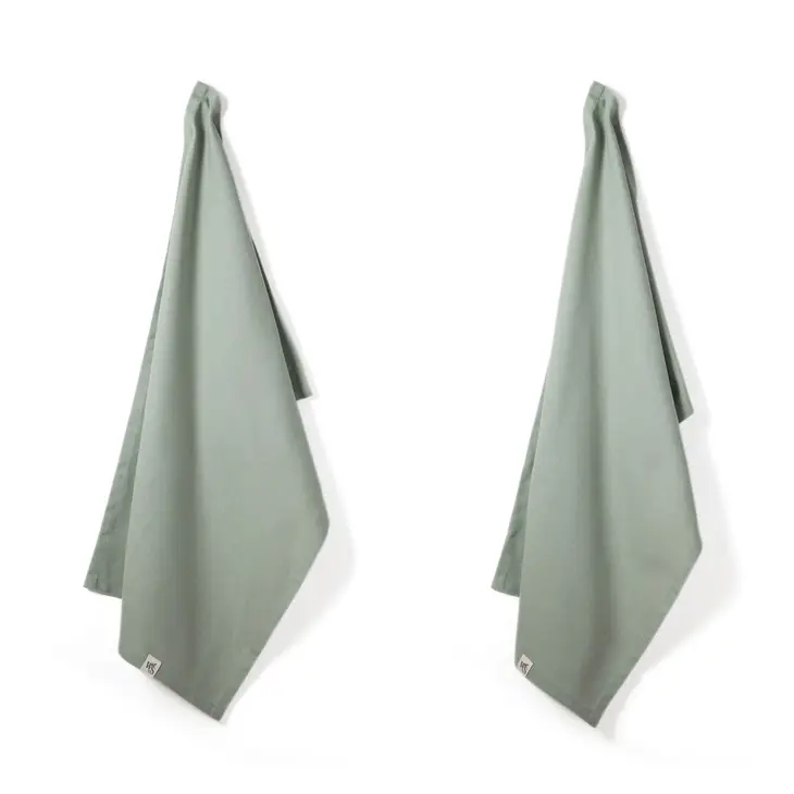 Organic Cotton Tea Towel – Herringbone Weave | Absorbent, Plastic-Free Kitchen Towel - Image 7