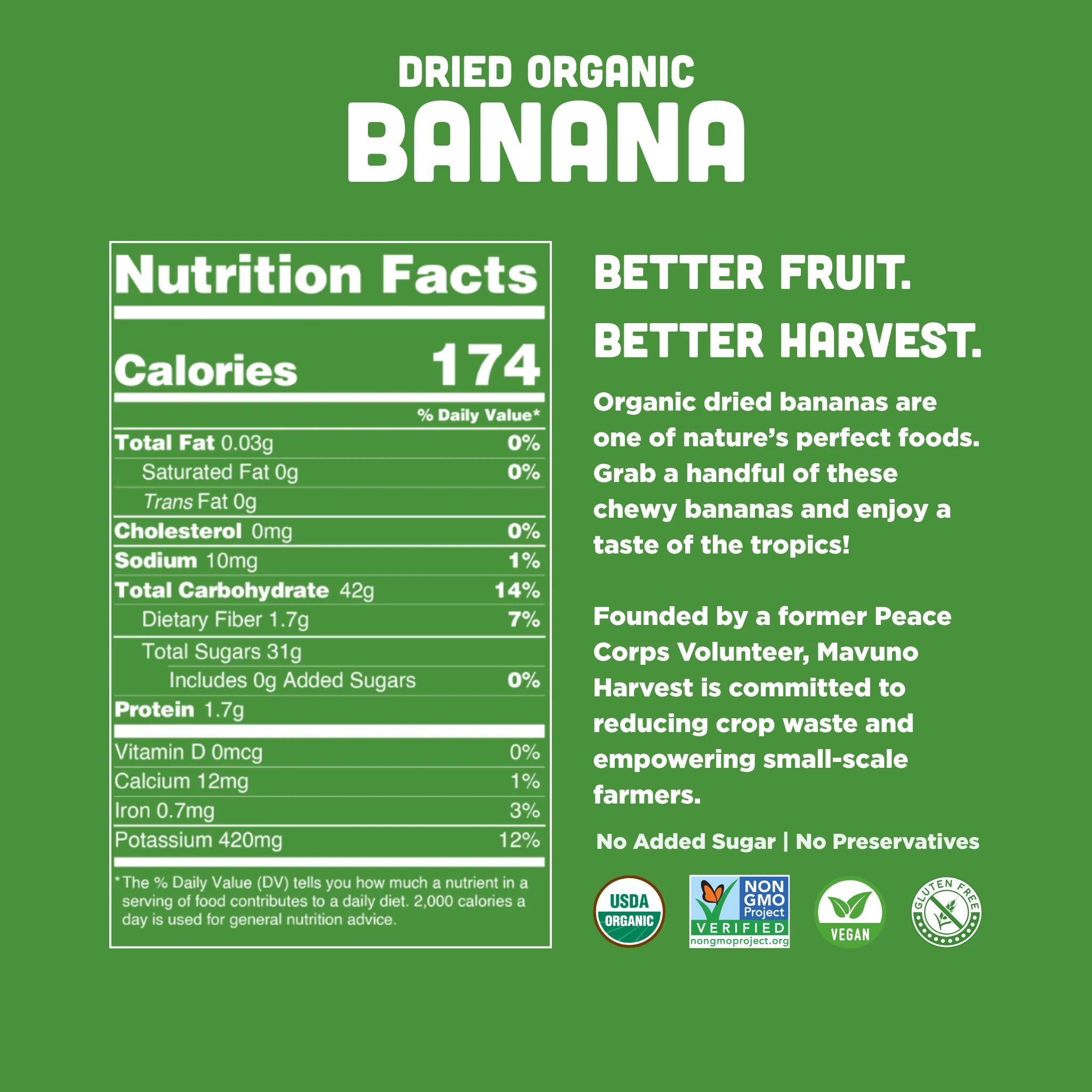 Organic Dried Banana - Image 2