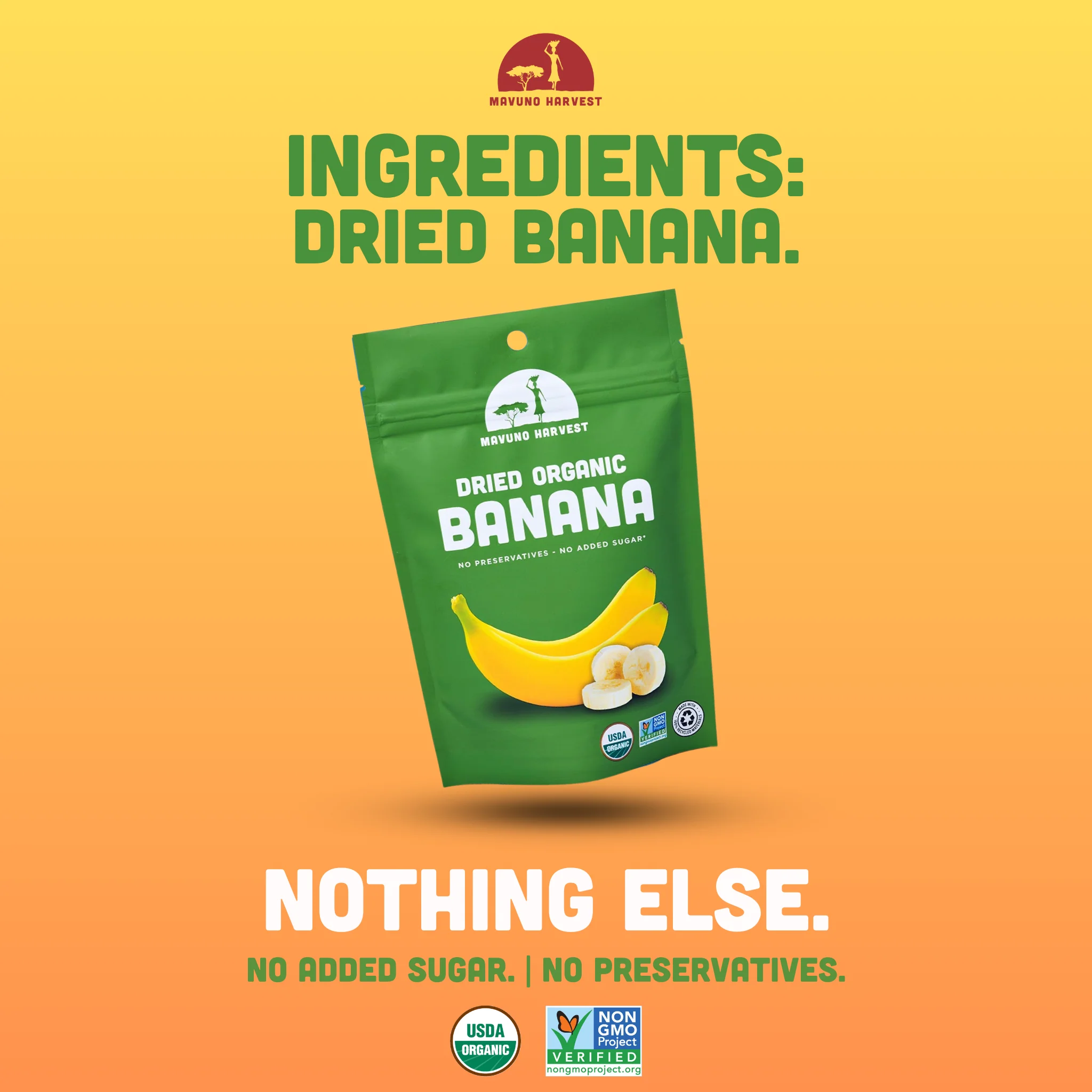 Organic Dried Banana - Image 3