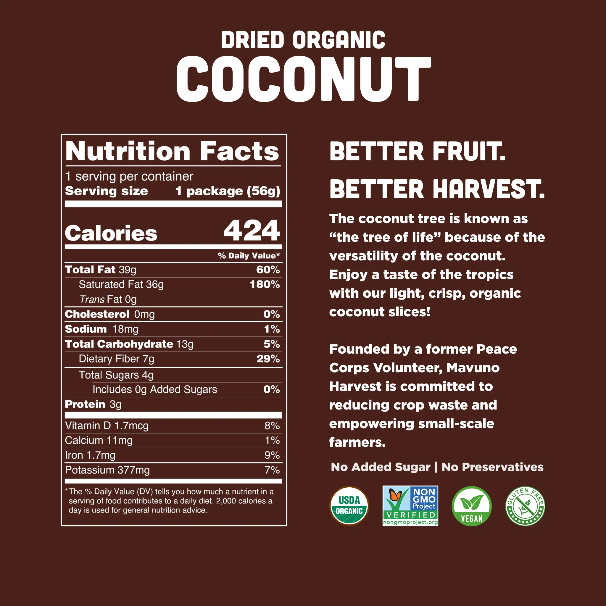 Organic Dried Coconut - Image 2
