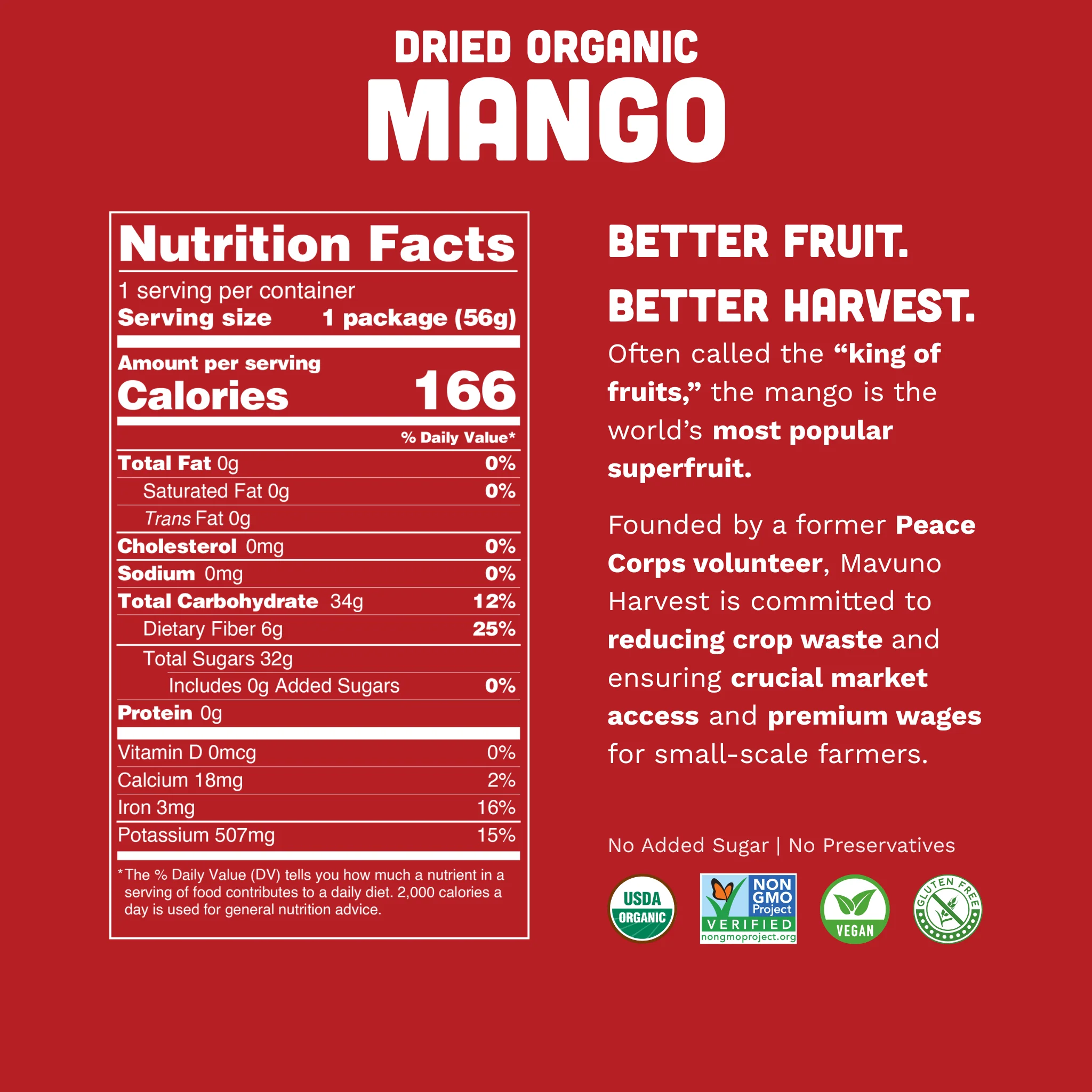Organic Dried Mango - Image 2