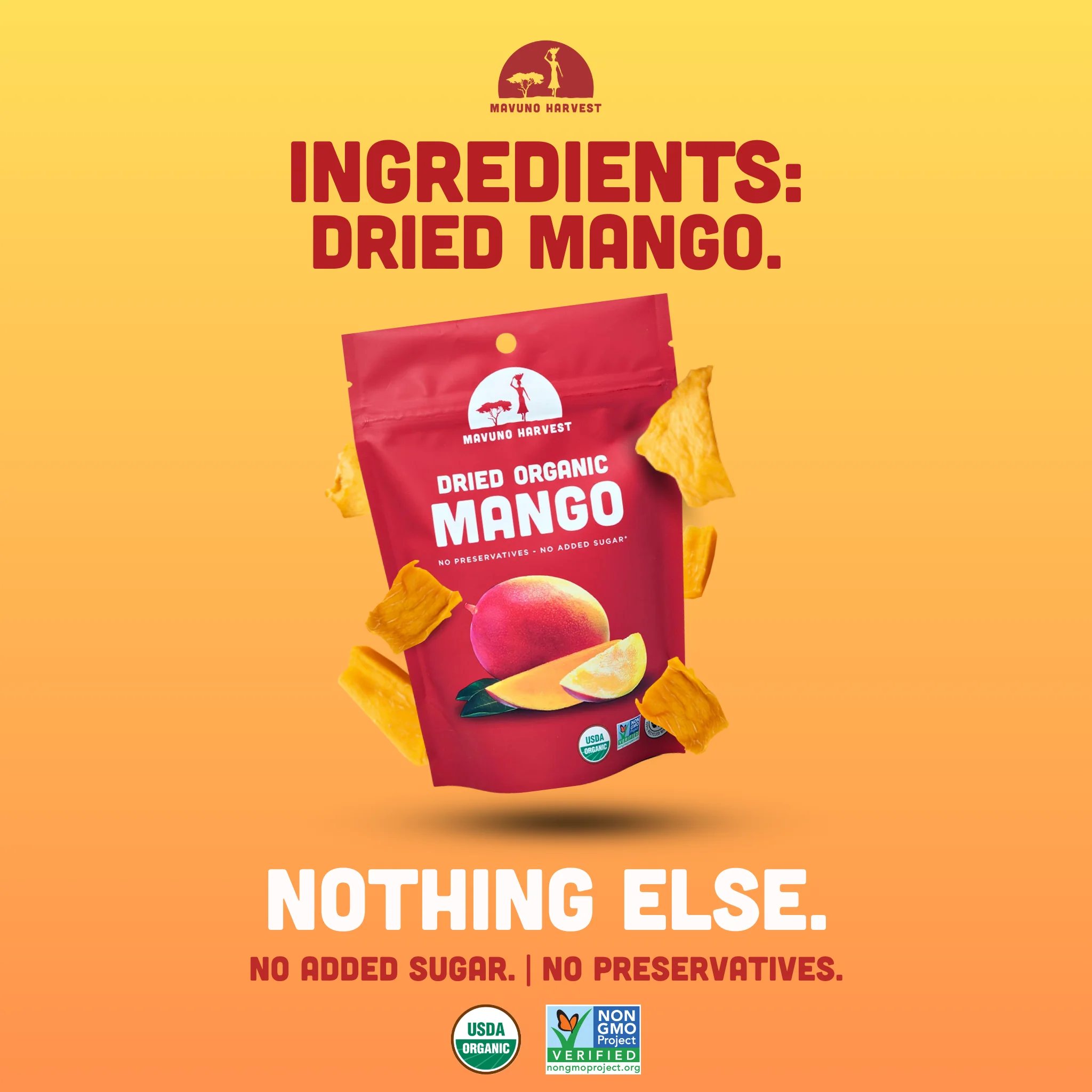 Organic Dried Mango - Image 3