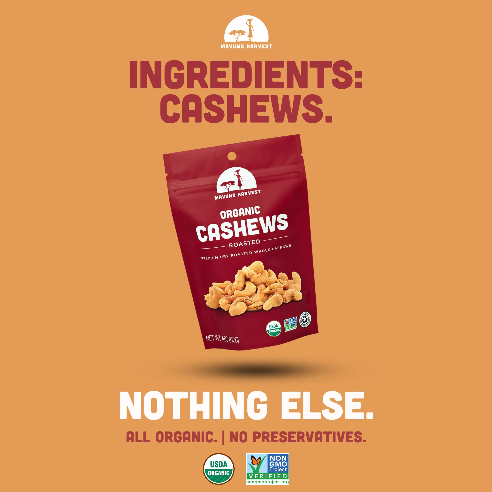 Organic Dry Roasted Cashews - Image 3