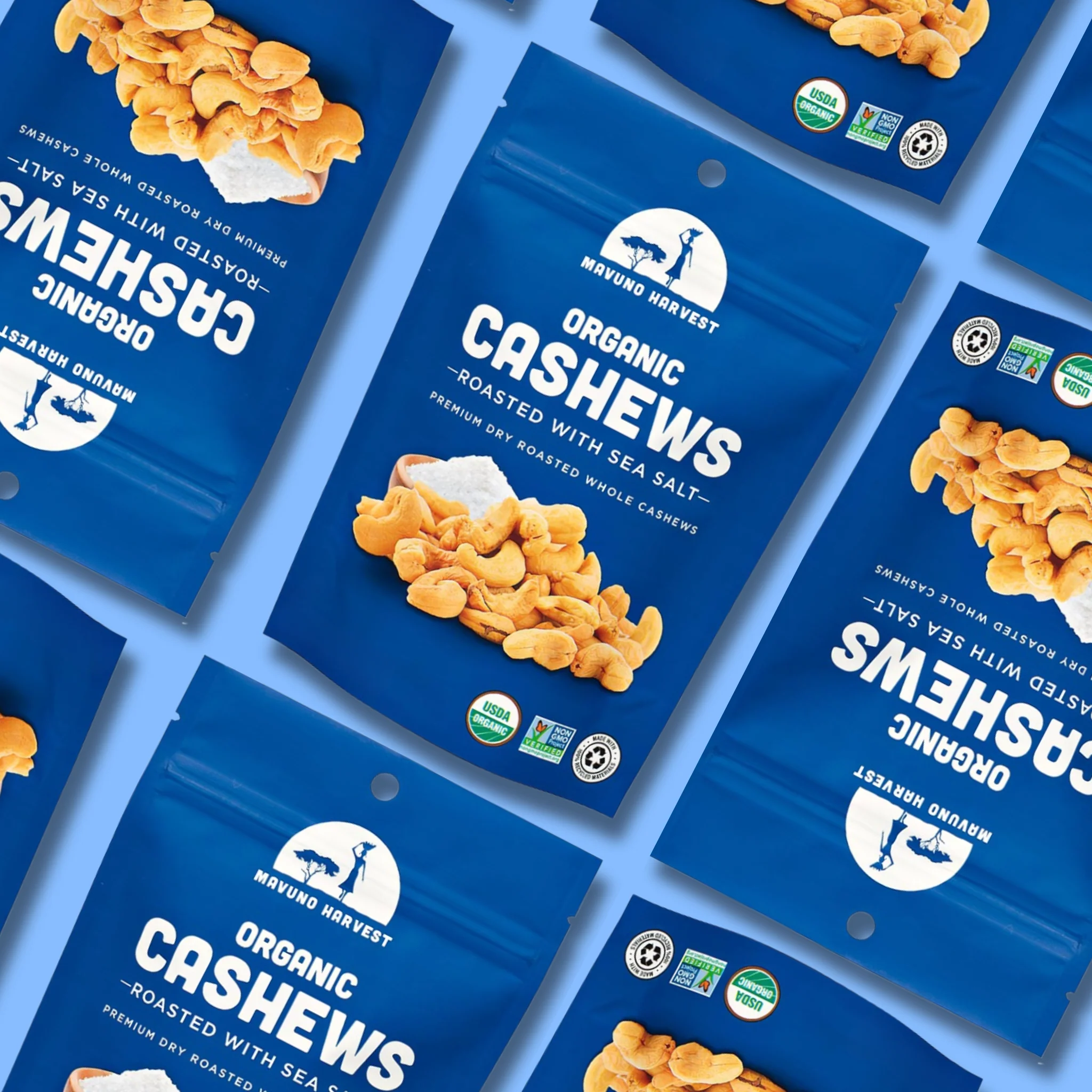 Organic Dry Roasted Cashews with Sea Salt - Image 4