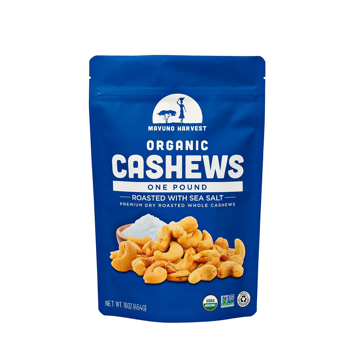 Organic Dry Roasted Cashews with Sea Salt - Image 5