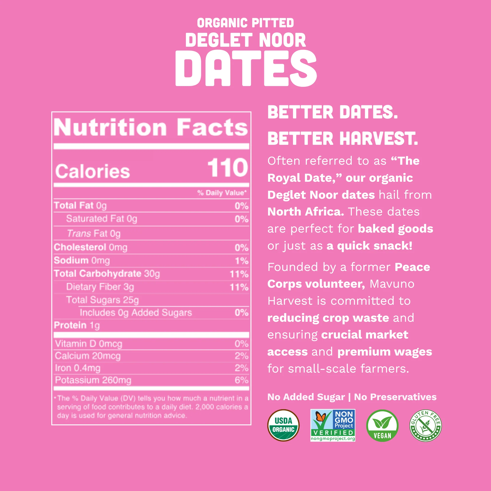 Organic Pitted Dates - Image 2