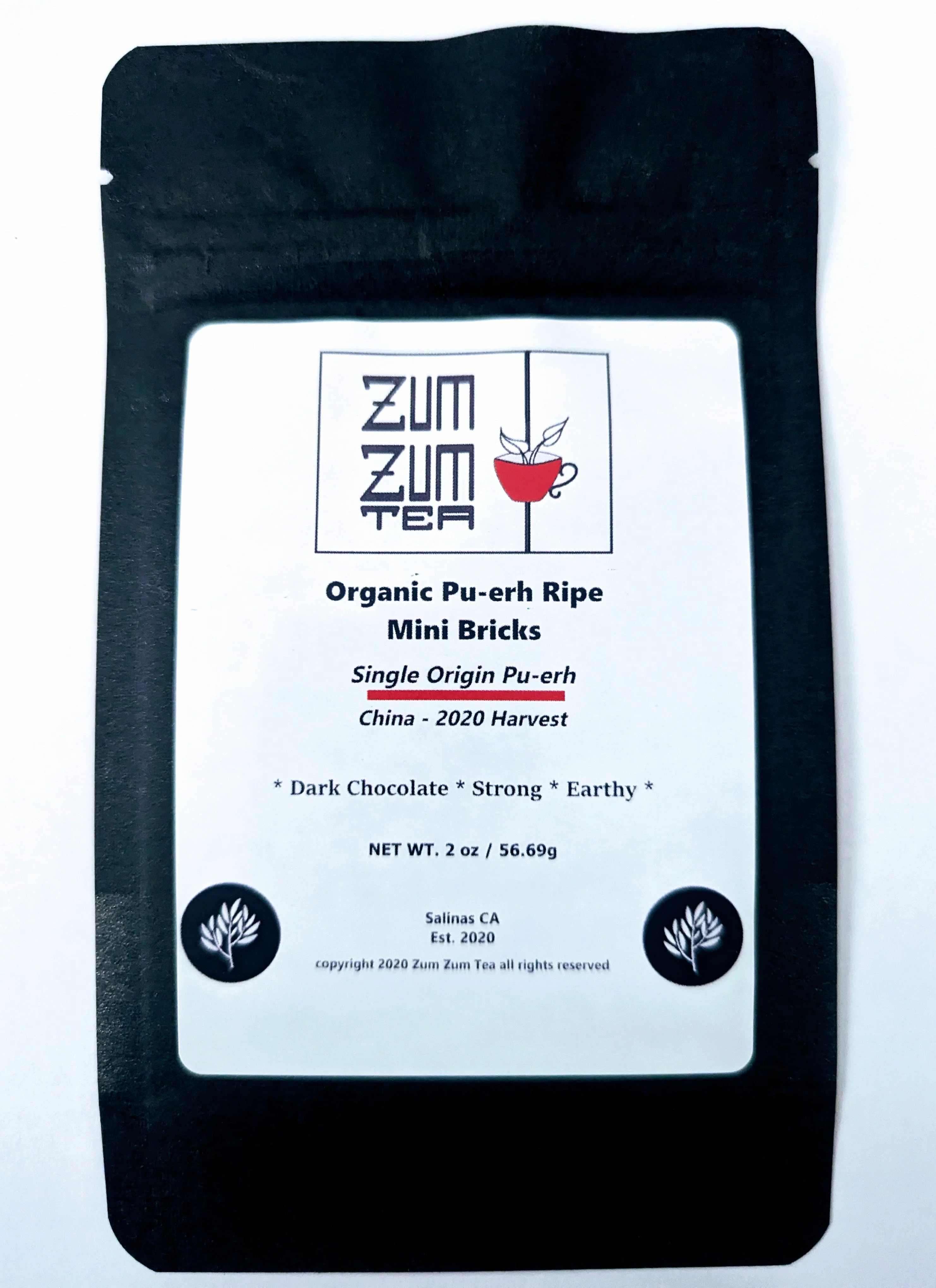 Organic Pu-erh Ripe Mini Bricks - Image 3